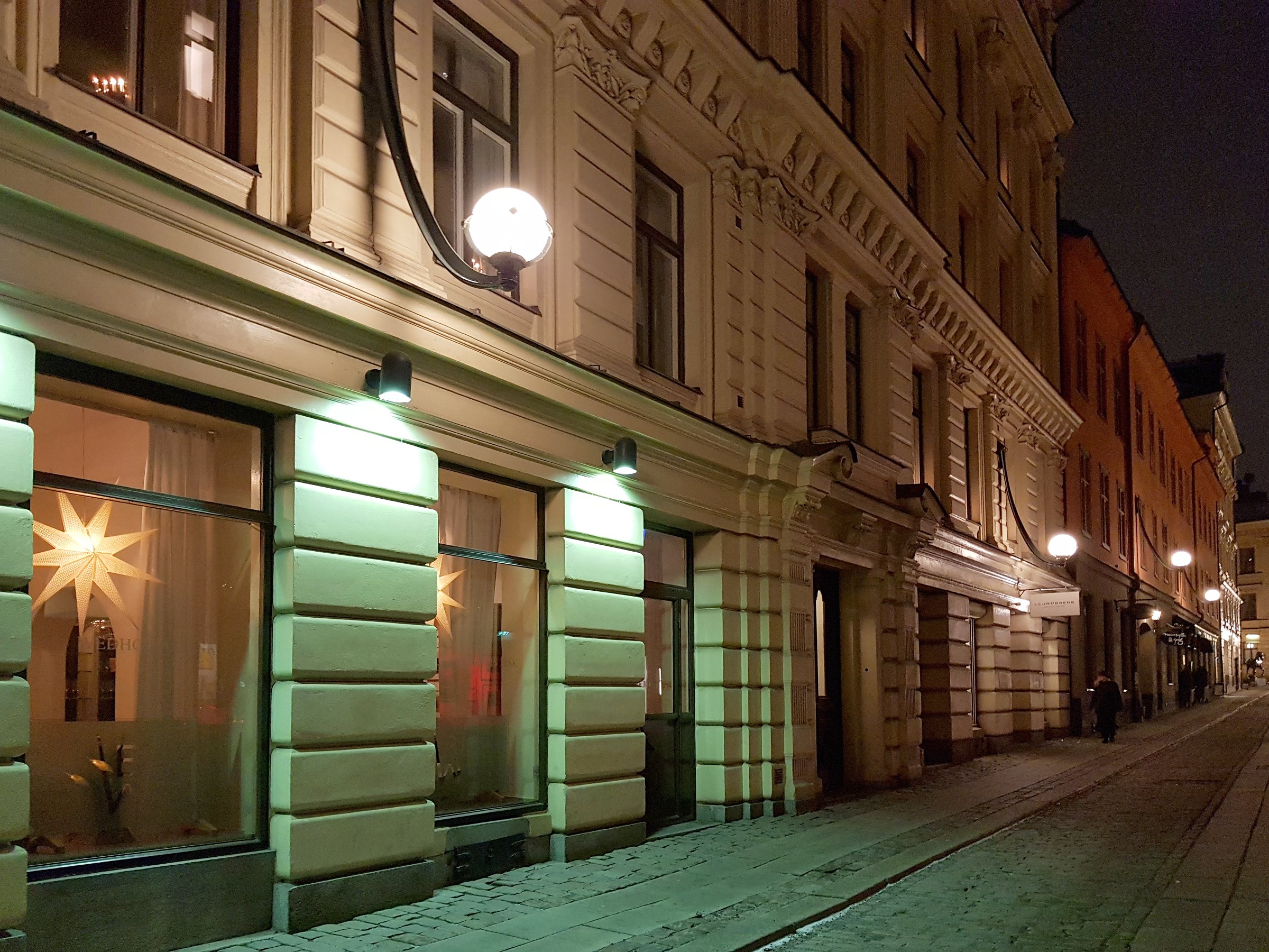 Arsenalgatans belysning, Stockholm, 1993