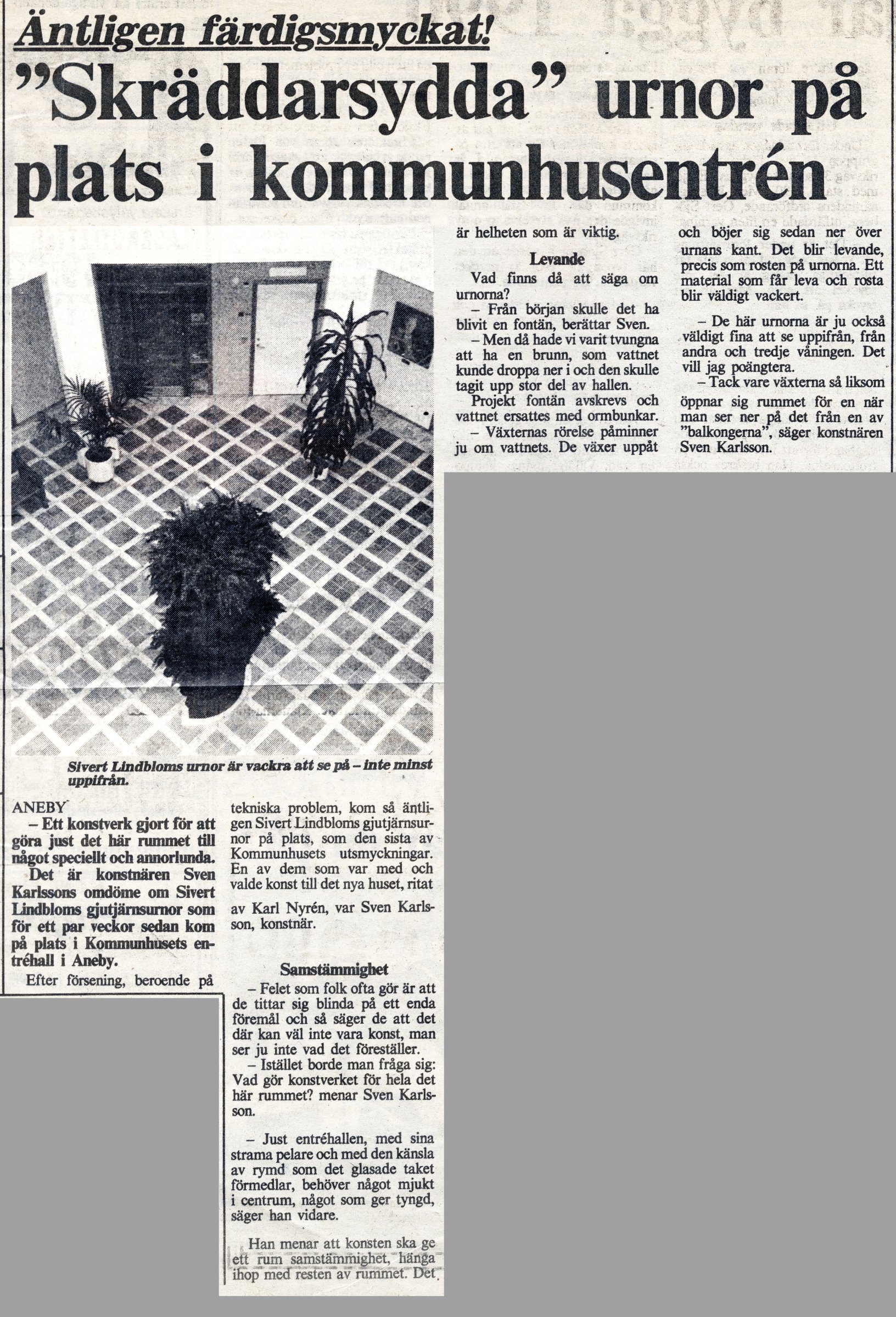 Haninge kulturhus 1970