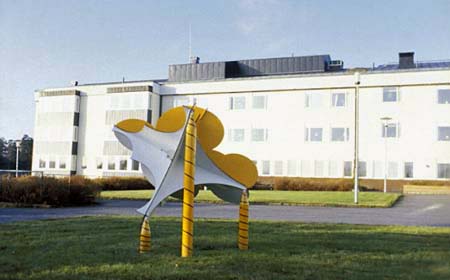 Farsta sjukhus trädgård, 1967
