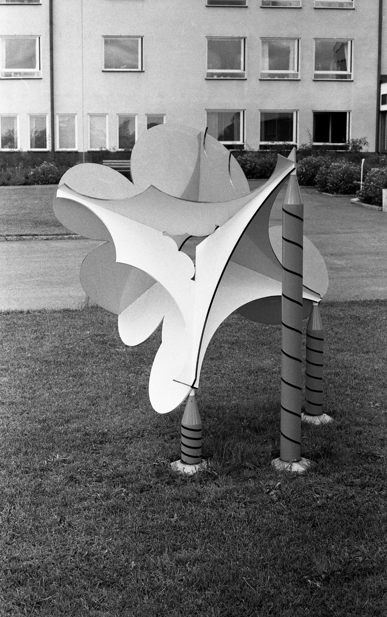 Farsta sjukhus trädgård, 1967