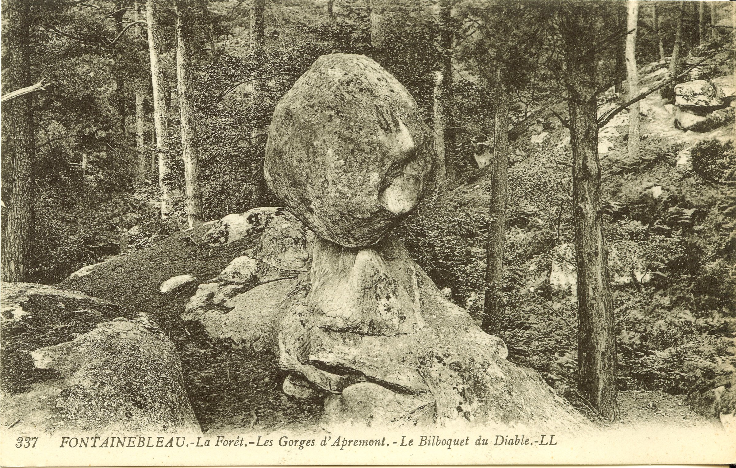 Djävulens kula, La Forét de Fontainbleau