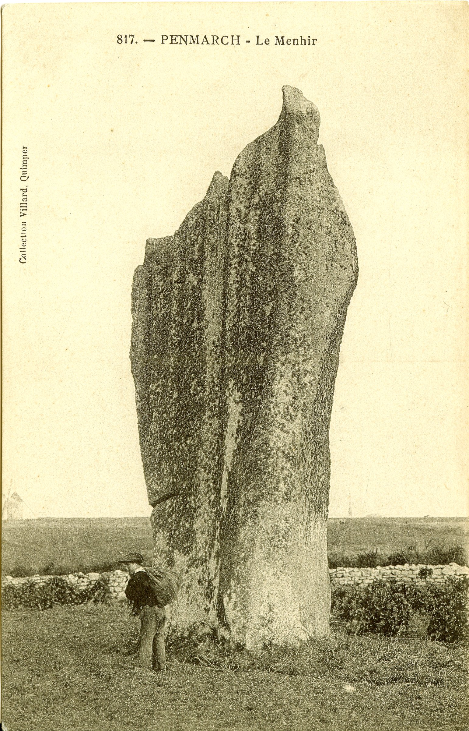 Le menhir, Penmarch, Frankrike