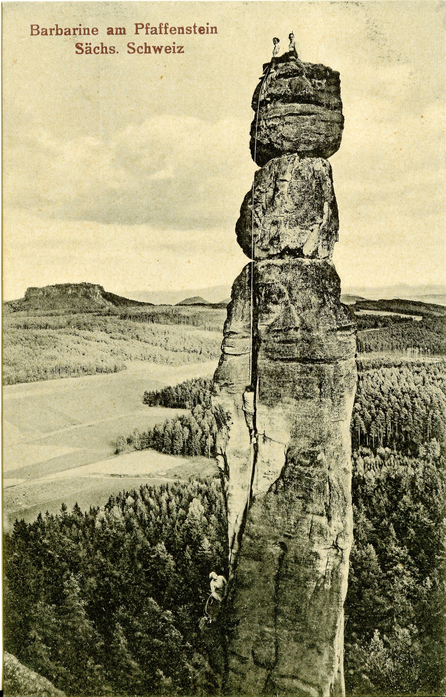 Barberine am Pfaffenstein, Sächs, Schweiz