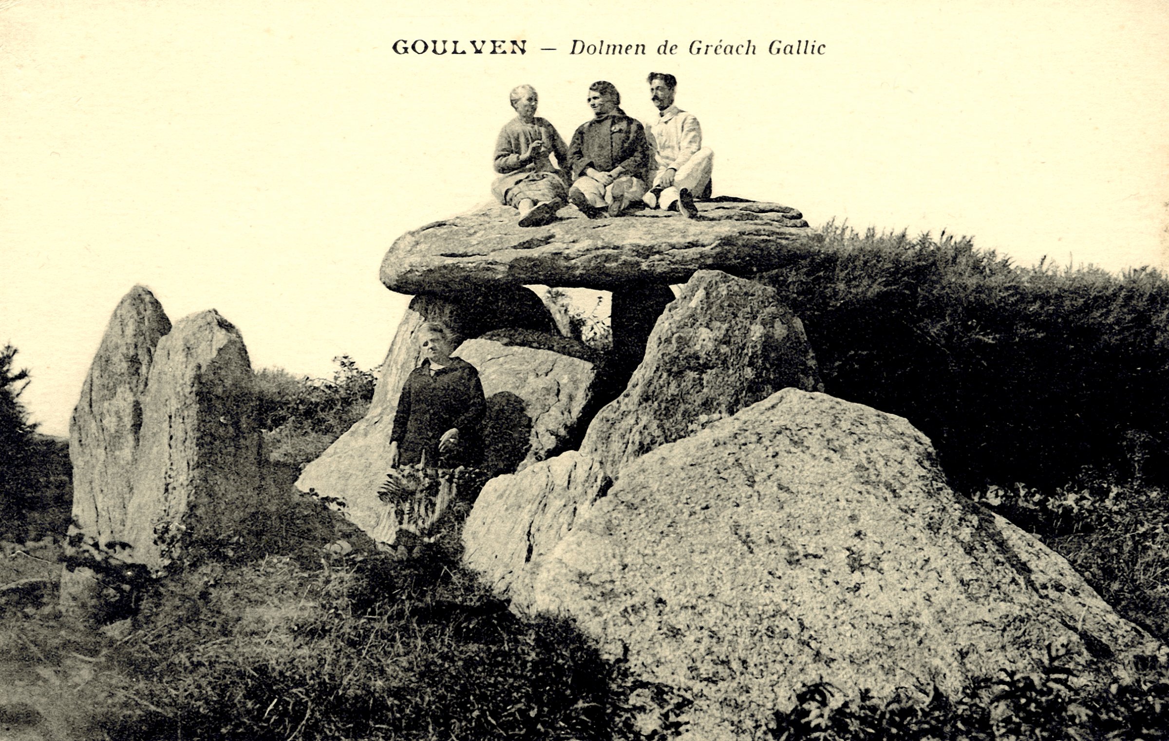 Gravsättning – en gallisk döse, Dolmen
