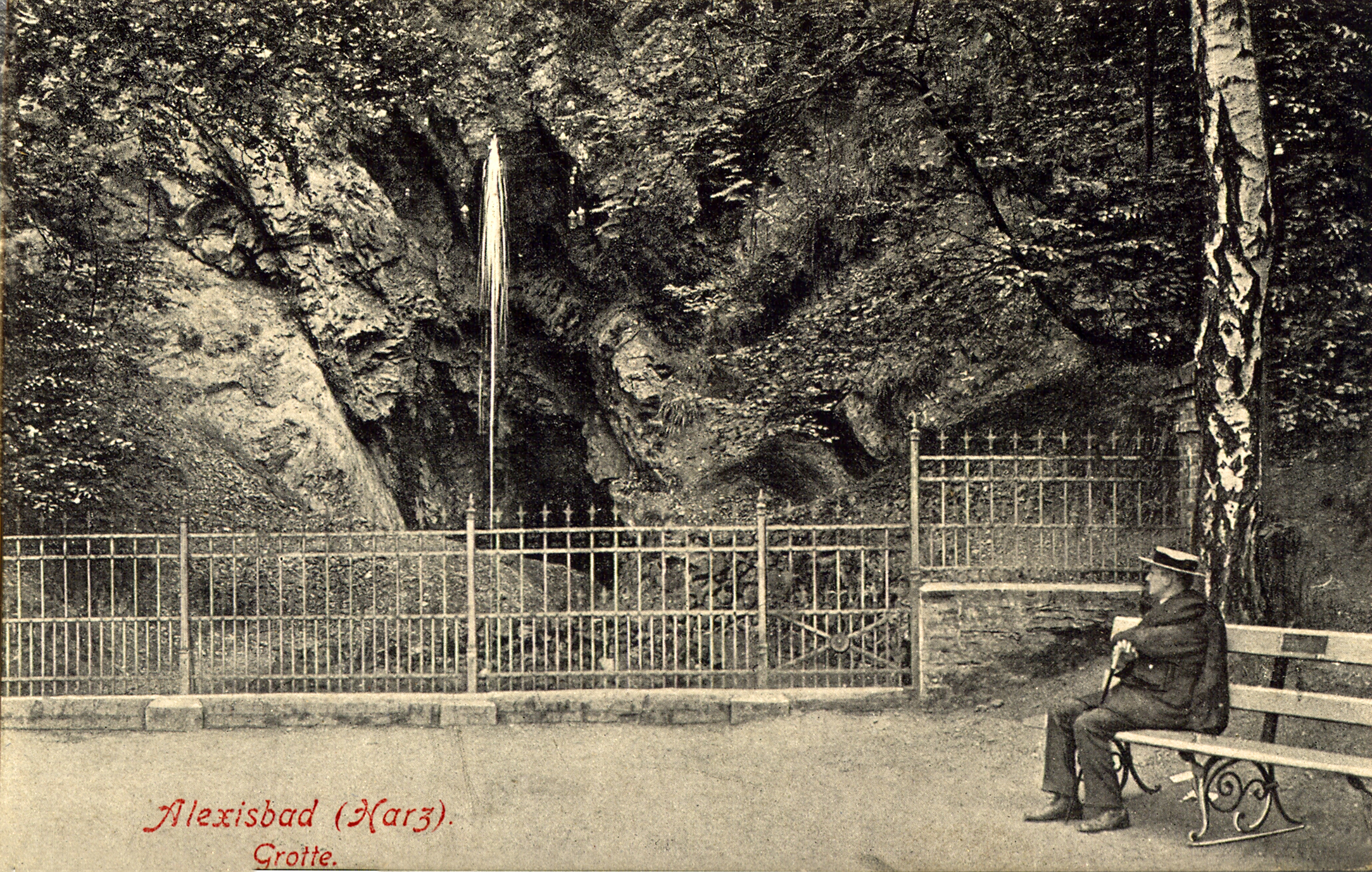 Kurort Alexisbad, Harz, Tyskland (järnrikt vatten)