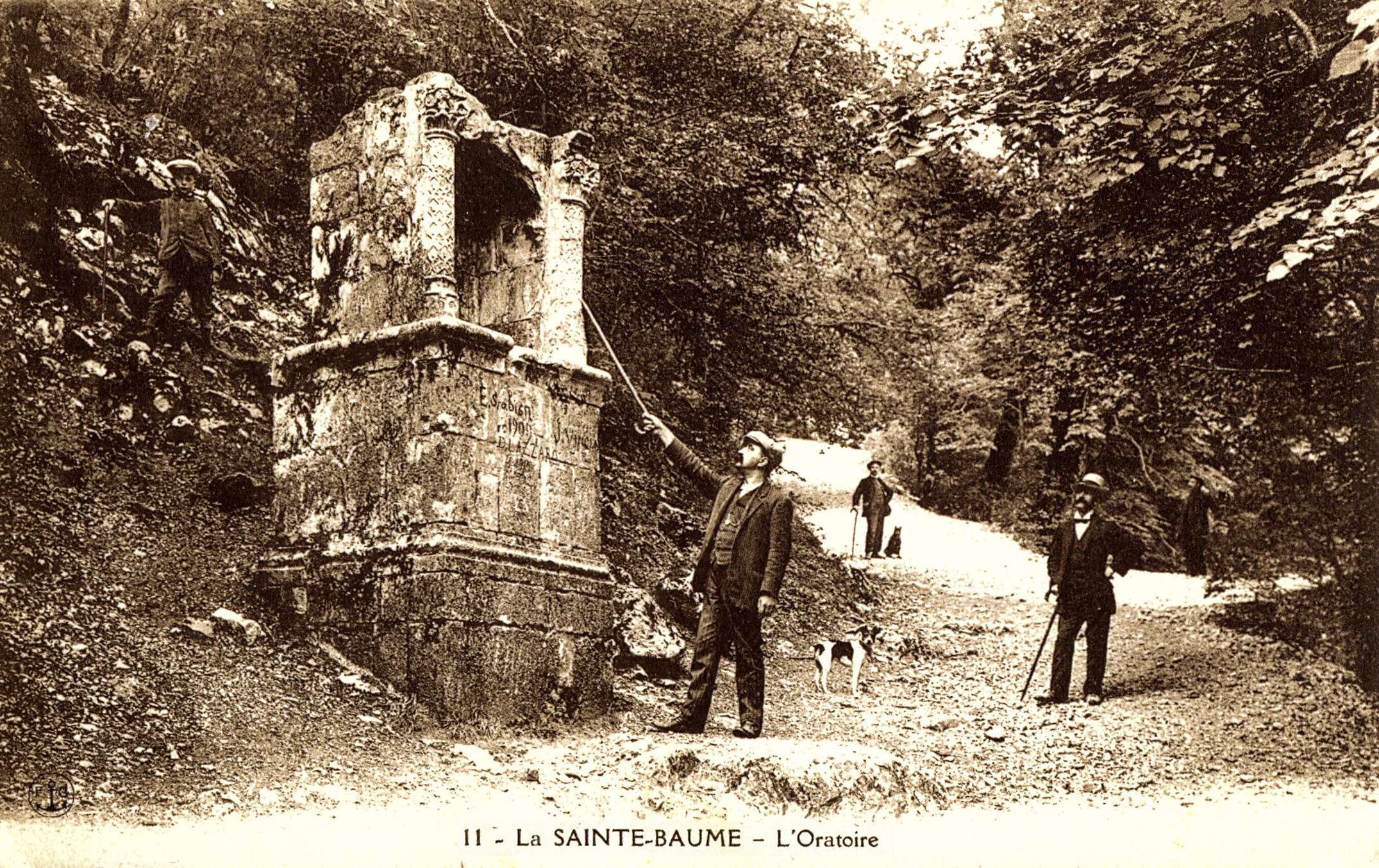 Bönerum, kapell för pilgrimmer till den heliga grottan, Sainte-Baumes, 1500-talet