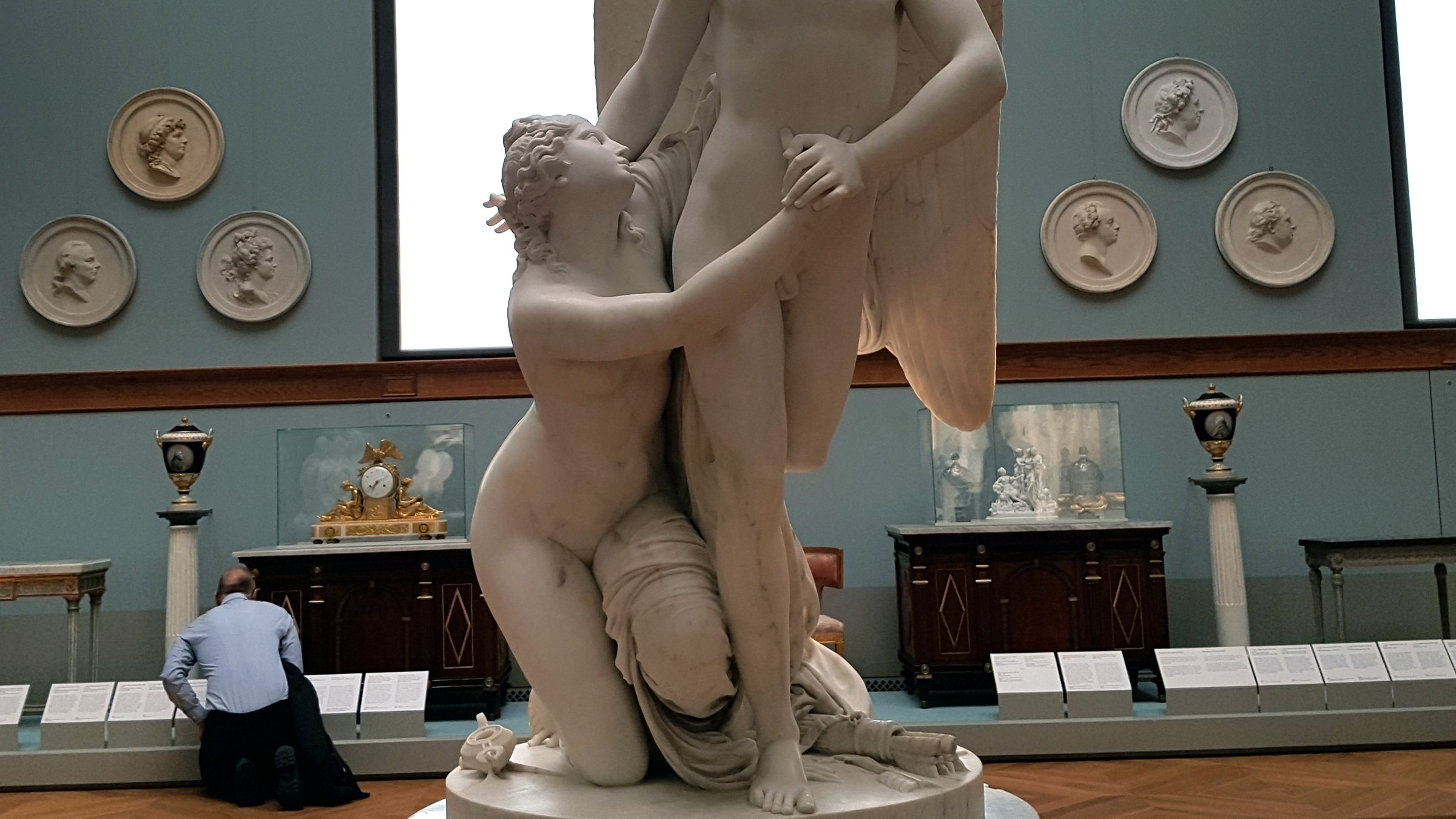"Amor och Psyke", Johan Tobias Sergel Skulpturhallen, Nationalmuseum