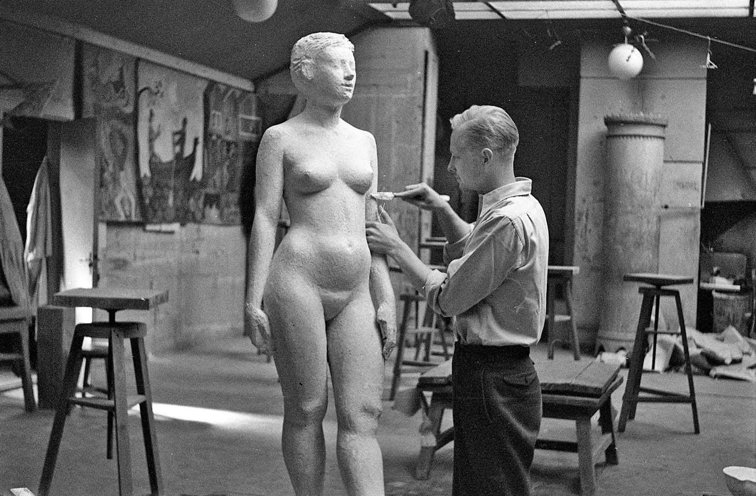 Sivert på Konsthögskolan