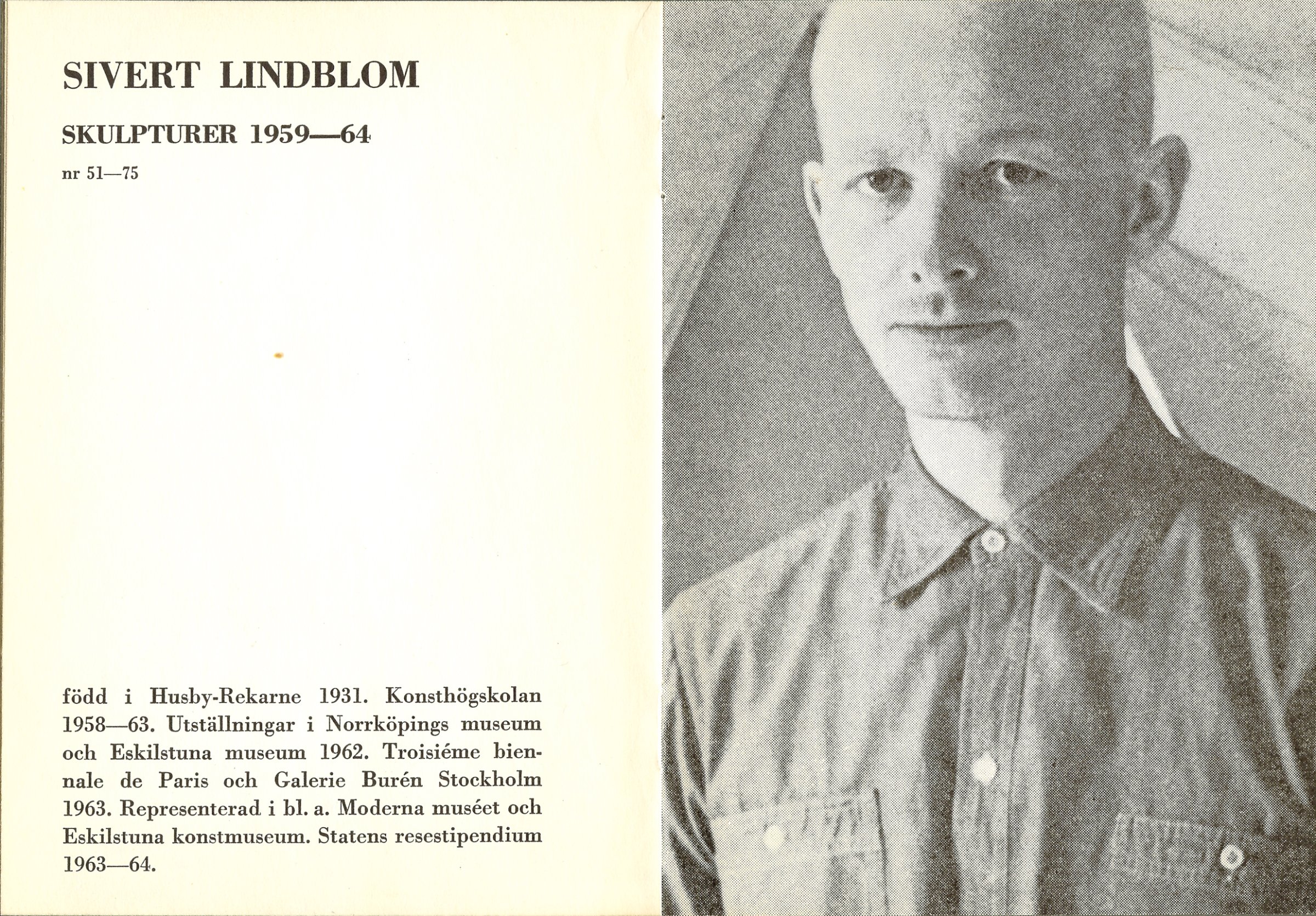 Konsthallen Gothenburg 1964, including Ulrik Samuelson — bild 3