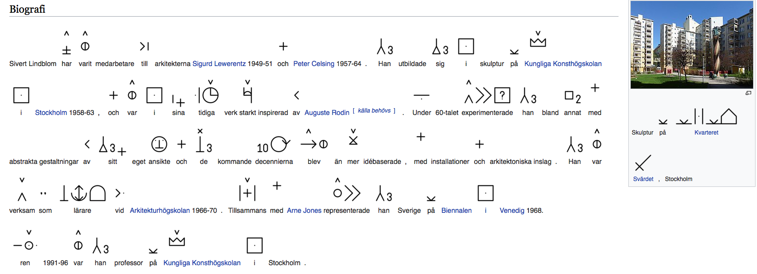 Om Sivert som ett grammatiskt piktogram