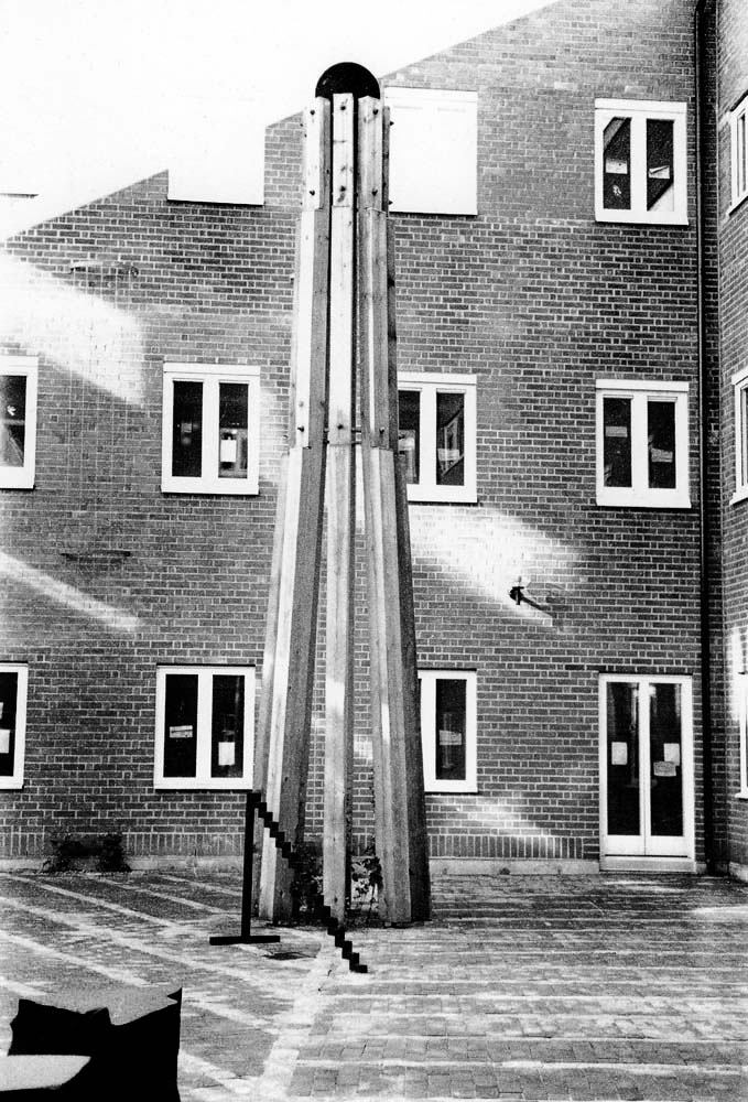 Länssjukhuset Vrinnevi – innergård Norrköping 1986