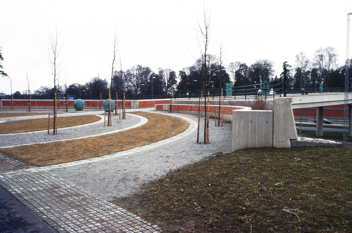 Haga Norra gångbro Stockholm 1993