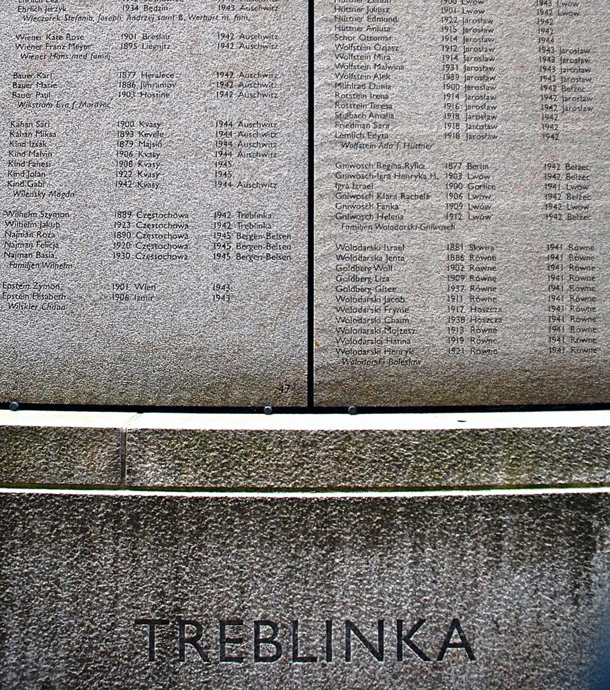 Synagoga – Förintelsemonumentet Stockholm 1998