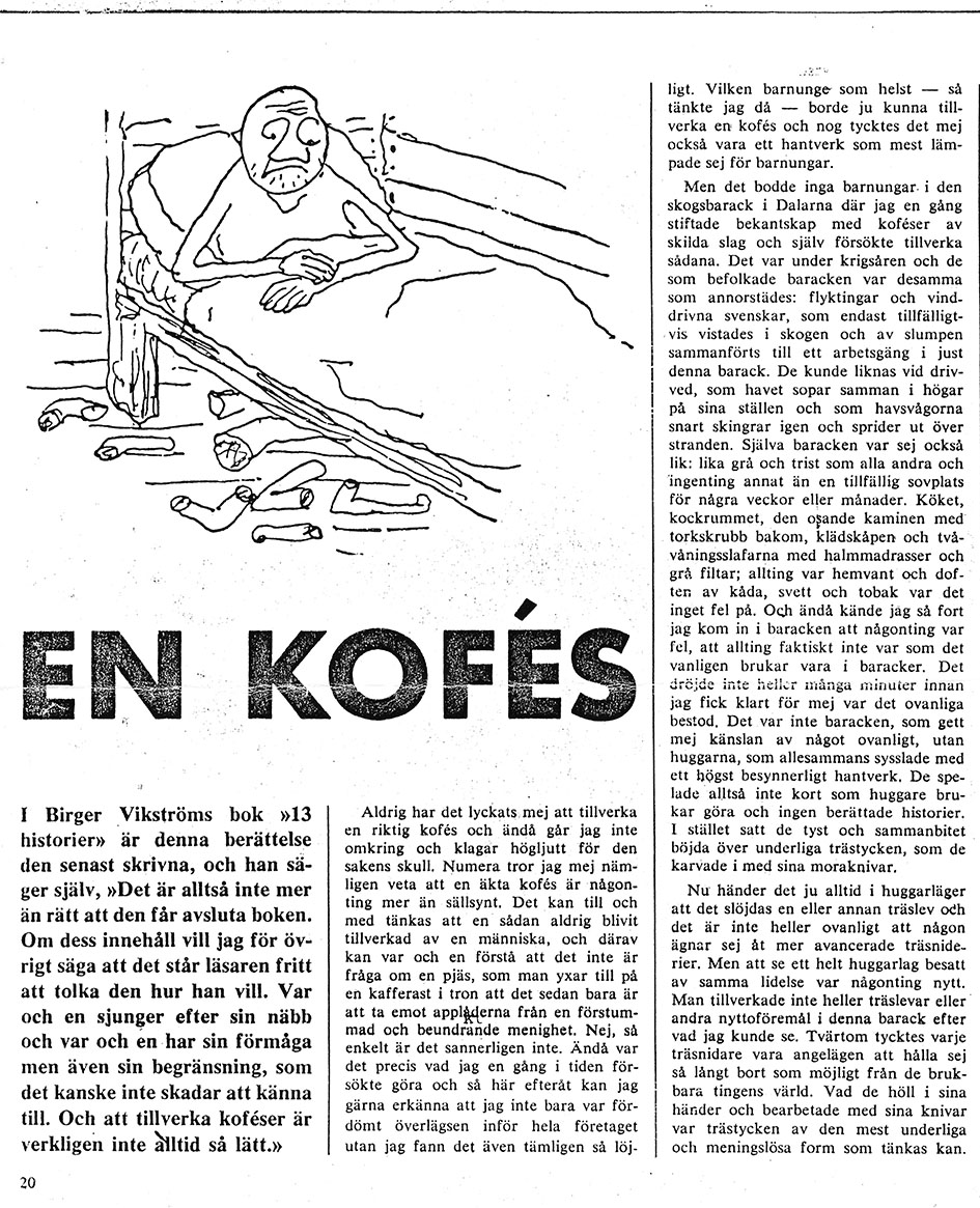 Vad är en "kofes"? — ur 13 Historier — sida 1