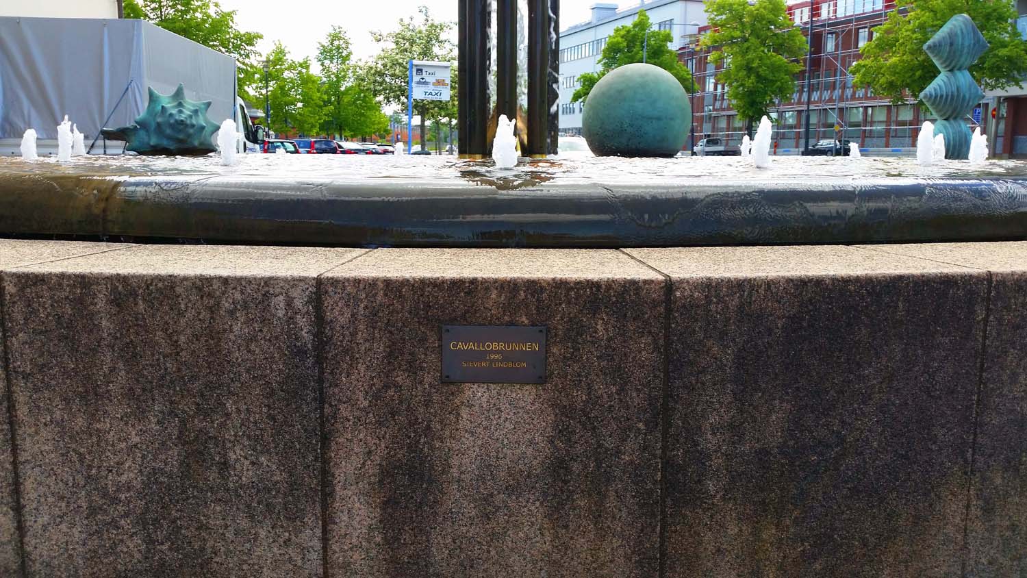 Cavallobrunnen, Resecentrum, Skövde, 1995