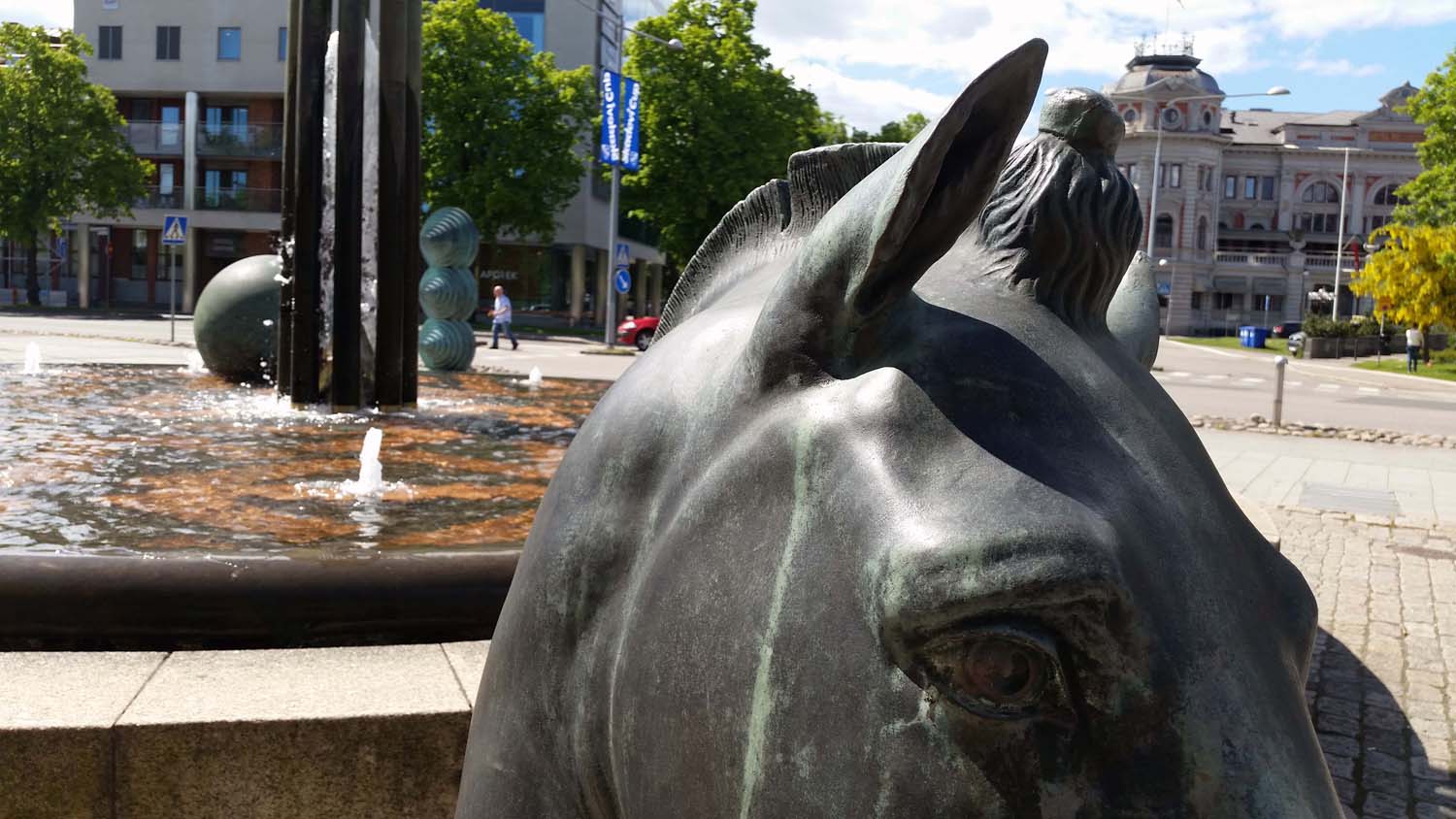 Cavallobrunnen, Resecentrum, Skövde, 1995