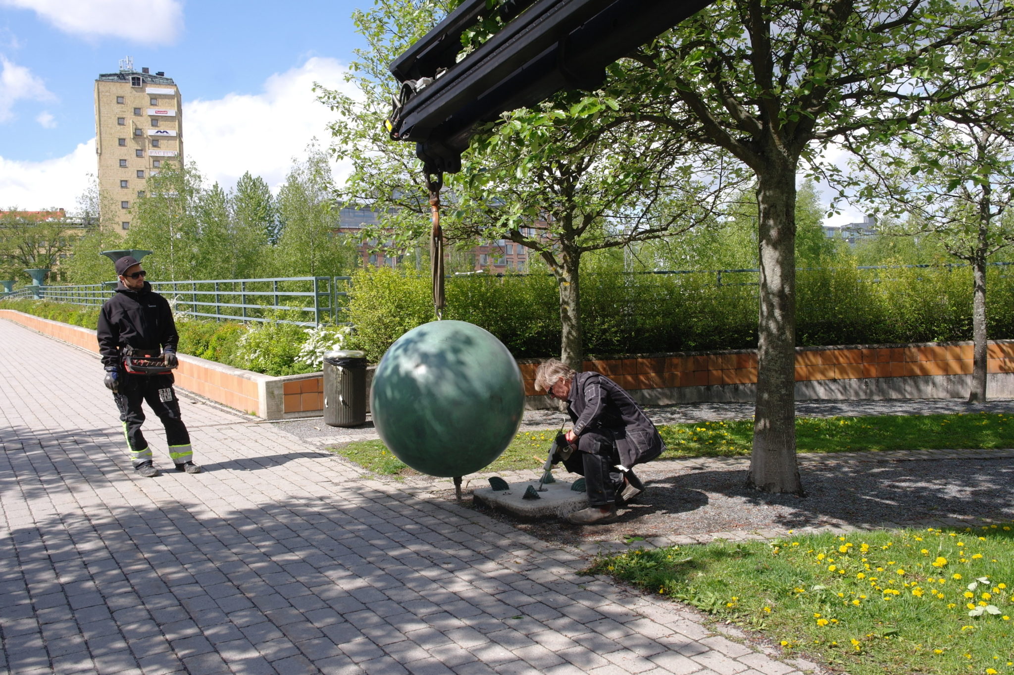 Återinvigning av Haga Norra gångbro och parkens skulpturutsmyckning 2015