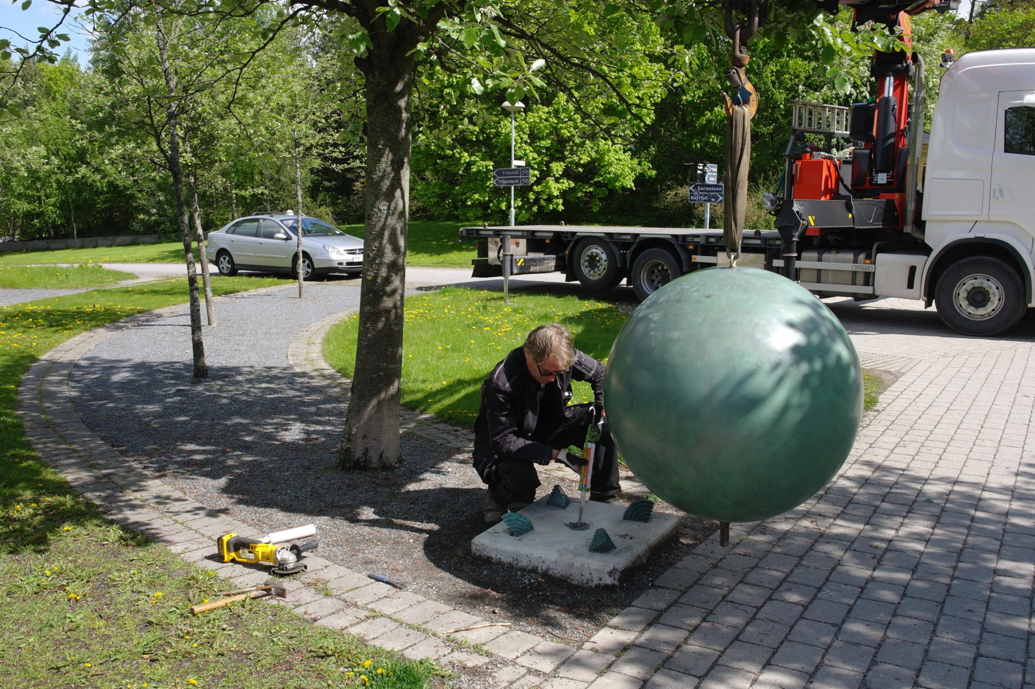 Återinvigning av Haga Norra gångbro och parkens skulpturutsmyckning 2015