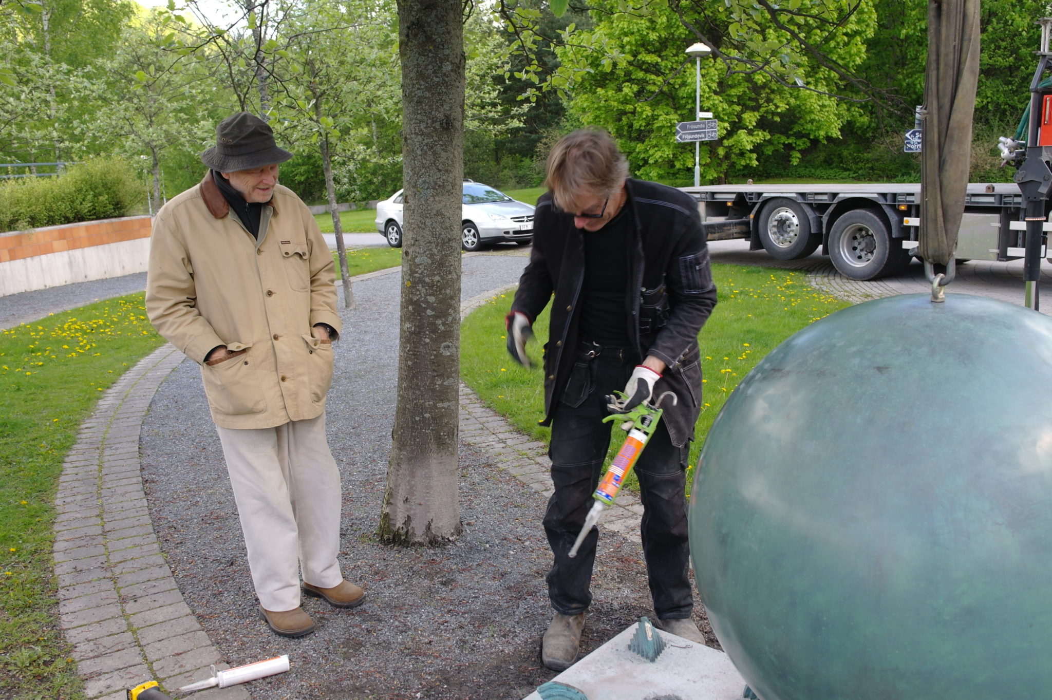 Återinvigning av Haga Norra gångbro och parkens skulpturutsmyckning 2015