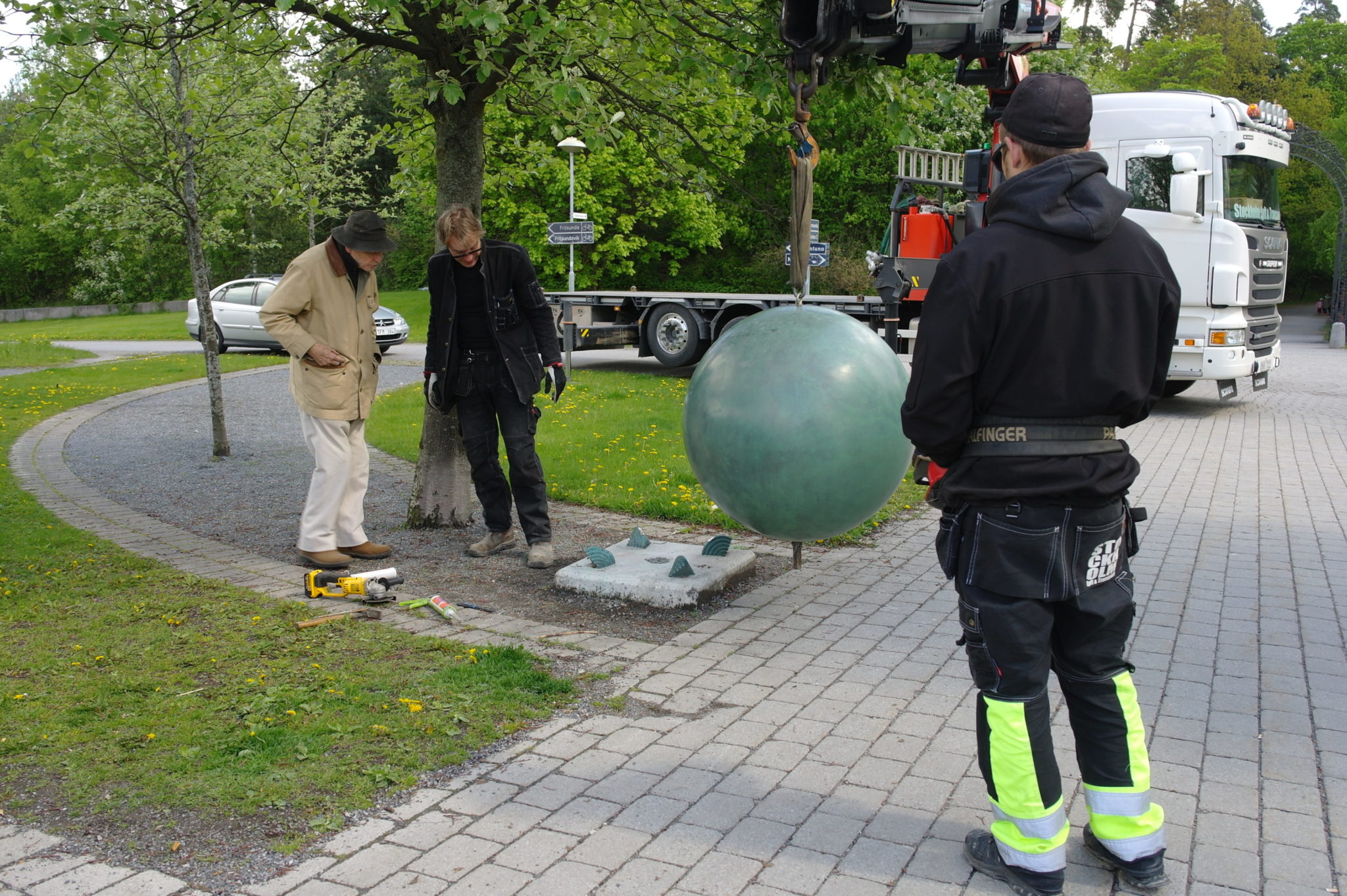 Återinvigning av Haga Norra gångbro och parkens skulpturutsmyckning 2015