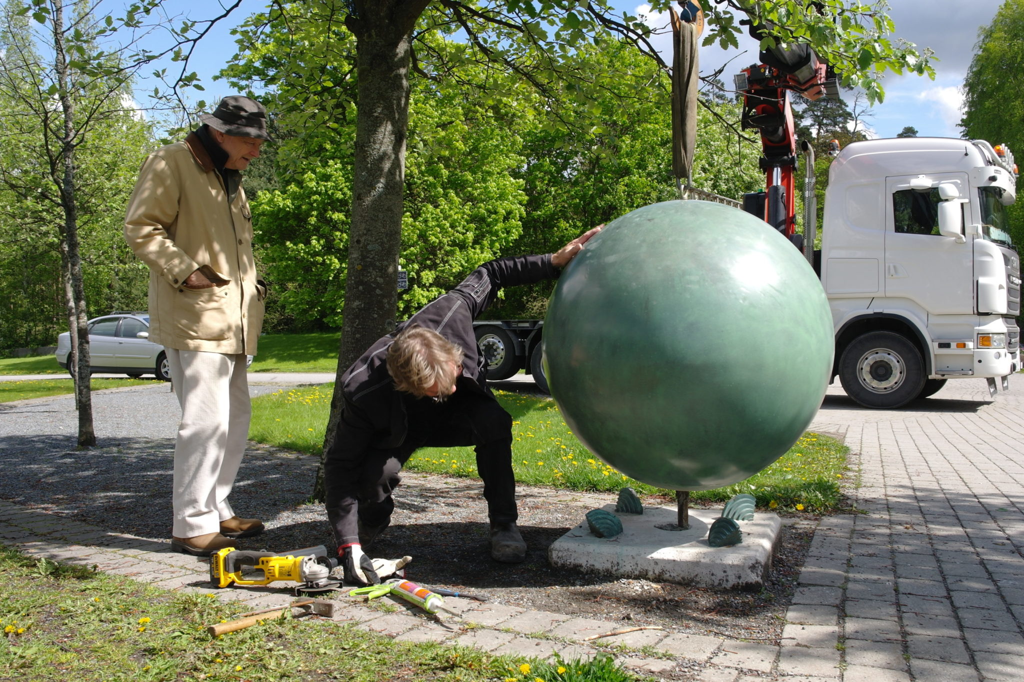 Återinvigning av Haga Norra gångbro och parkens skulpturutsmyckning 2015