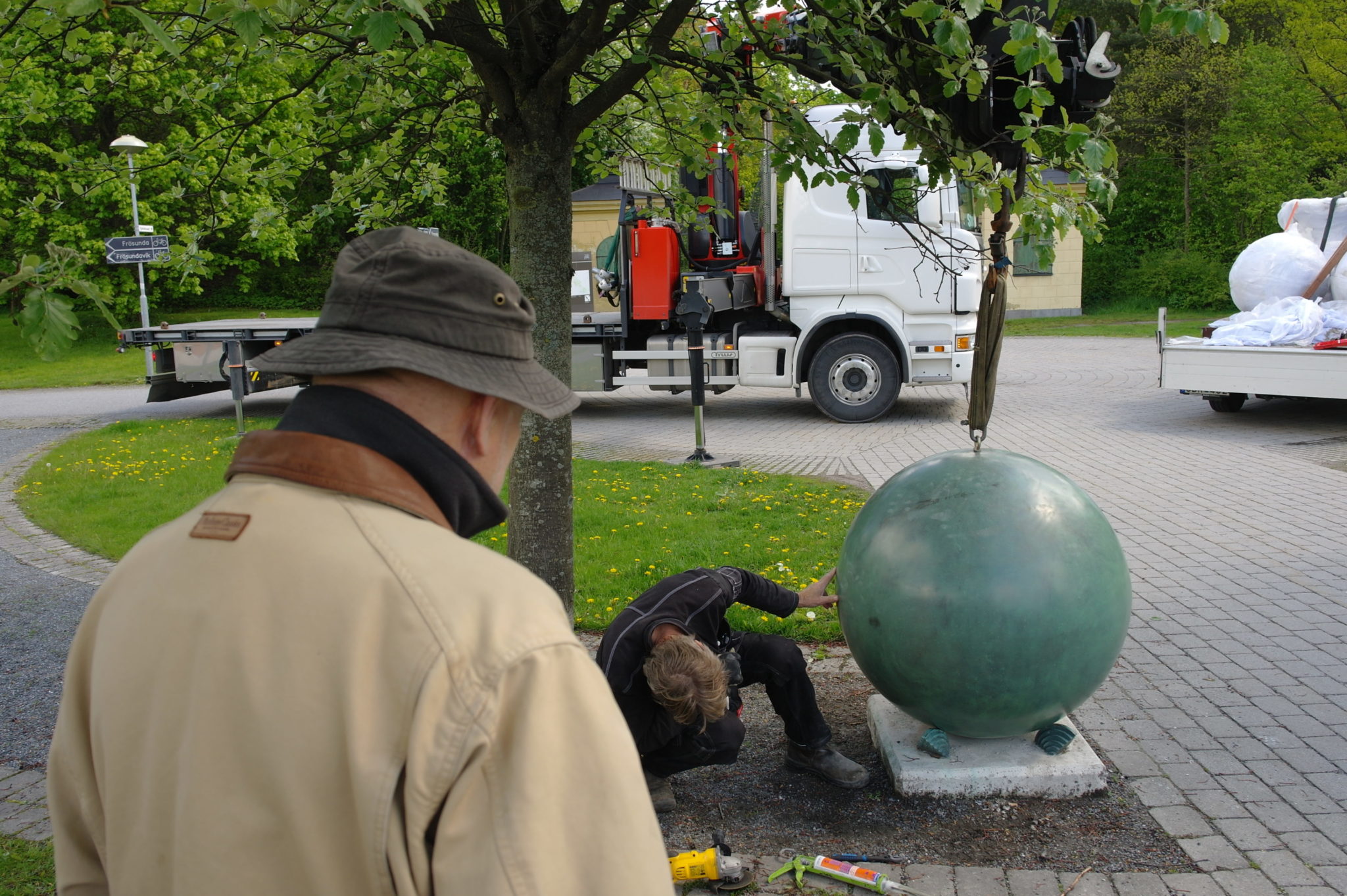 Återinvigning av Haga Norra gångbro och parkens skulpturutsmyckning 2015