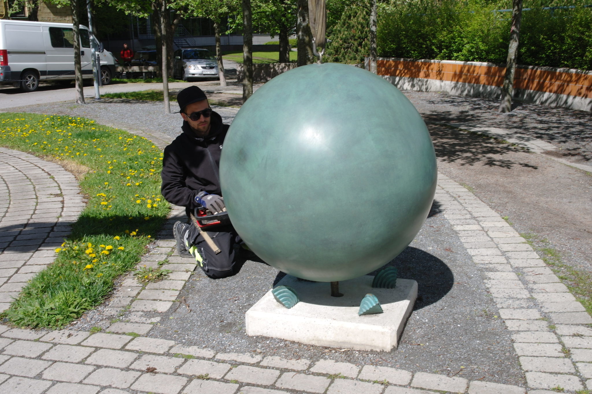 Återinvigning av Haga Norra gångbro och parkens skulpturutsmyckning 2015