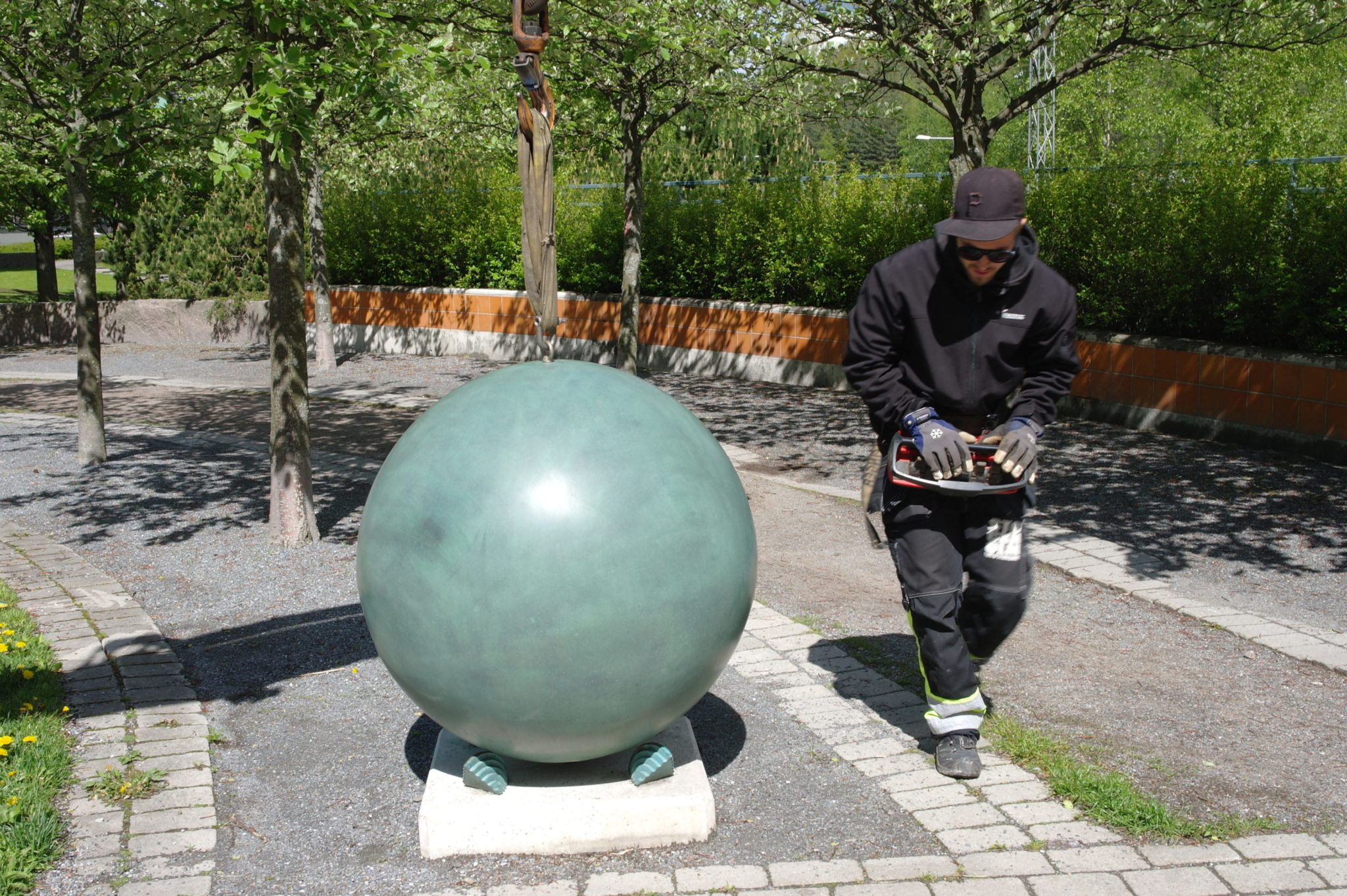 Återinvigning av Haga Norra gångbro och parkens skulpturutsmyckning 2015
