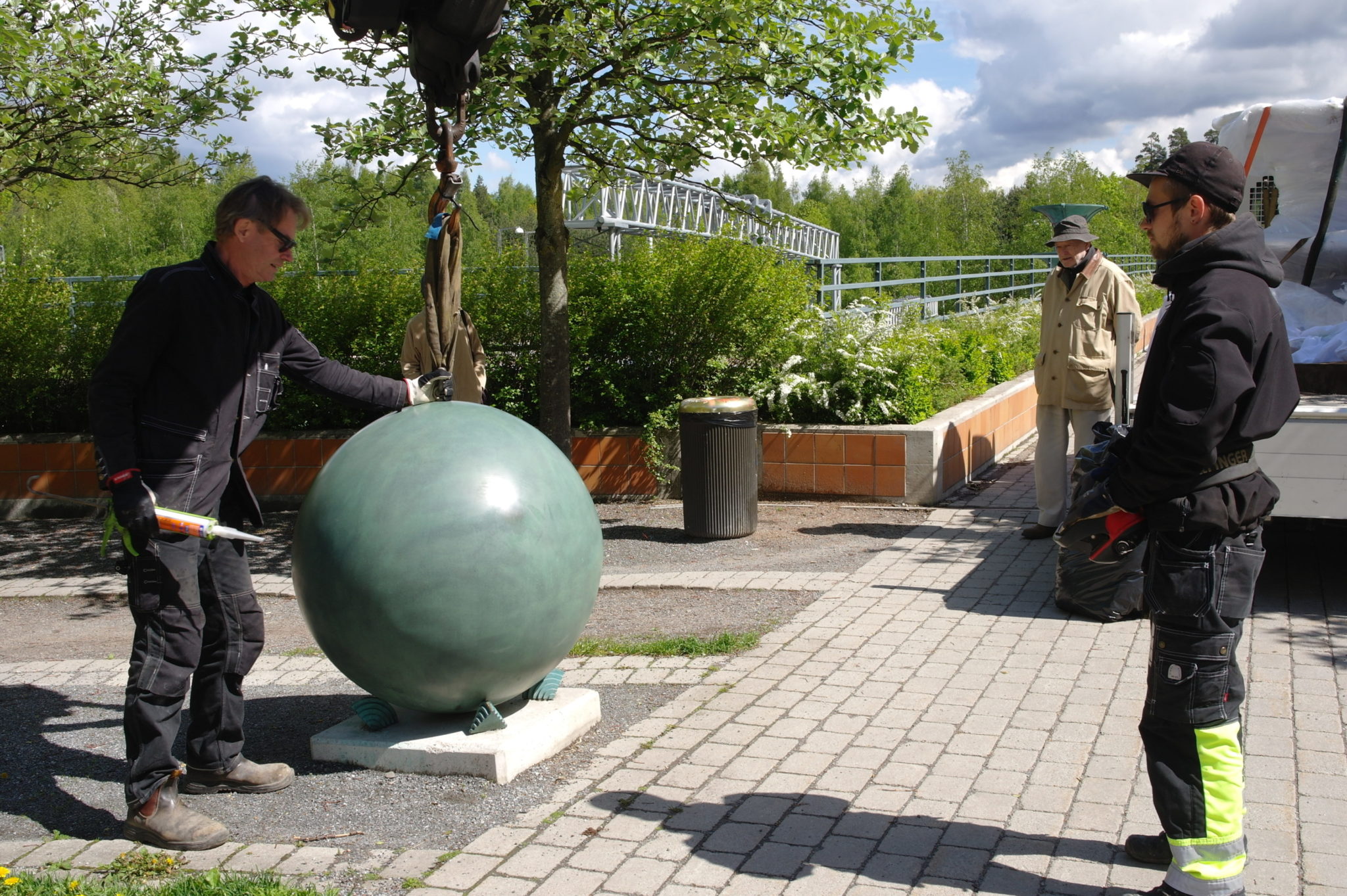 Återinvigning av Haga Norra gångbro och parkens skulpturutsmyckning 2015
