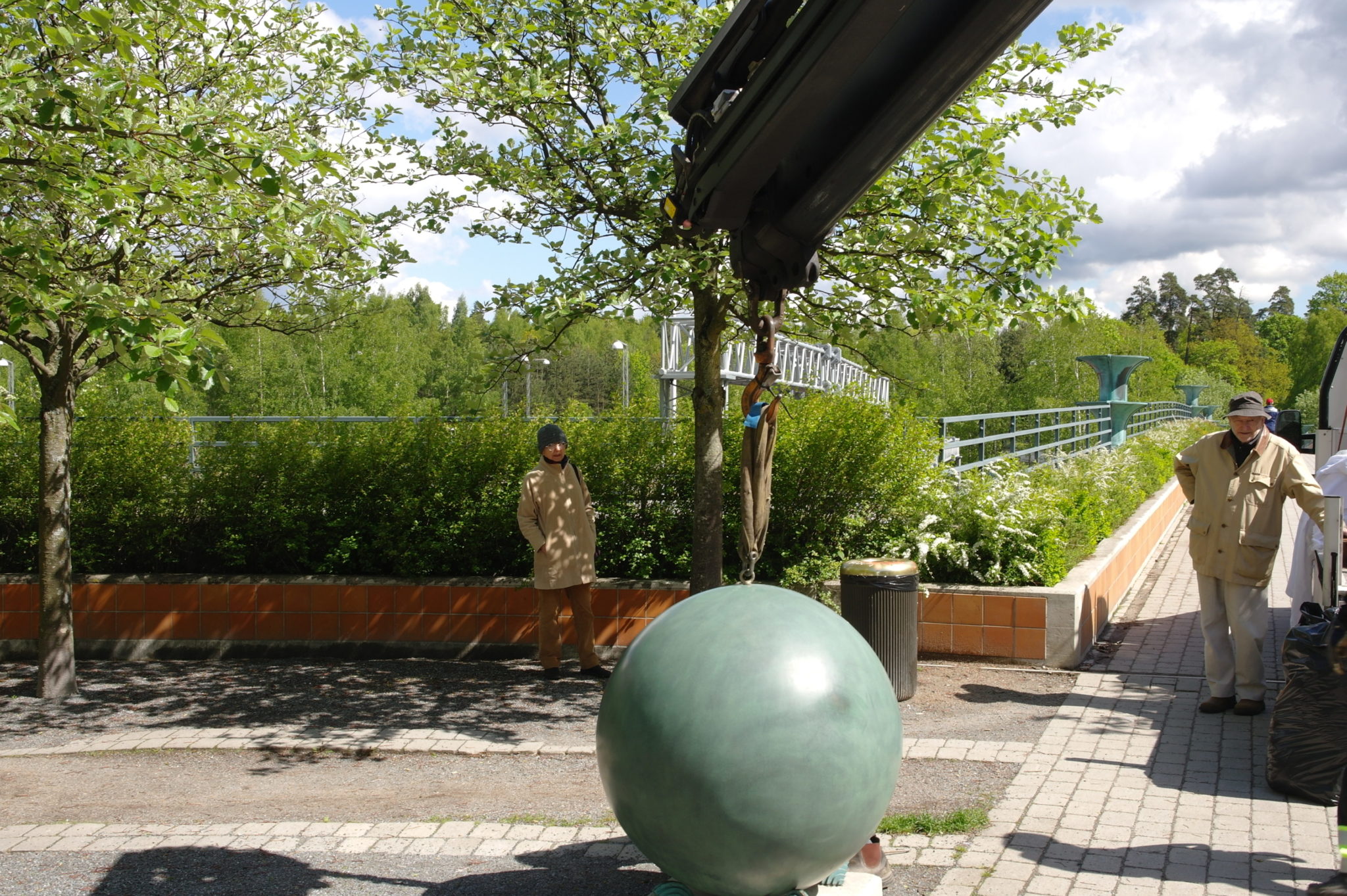 Återinvigning av Haga Norra gångbro och parkens skulpturutsmyckning 2015