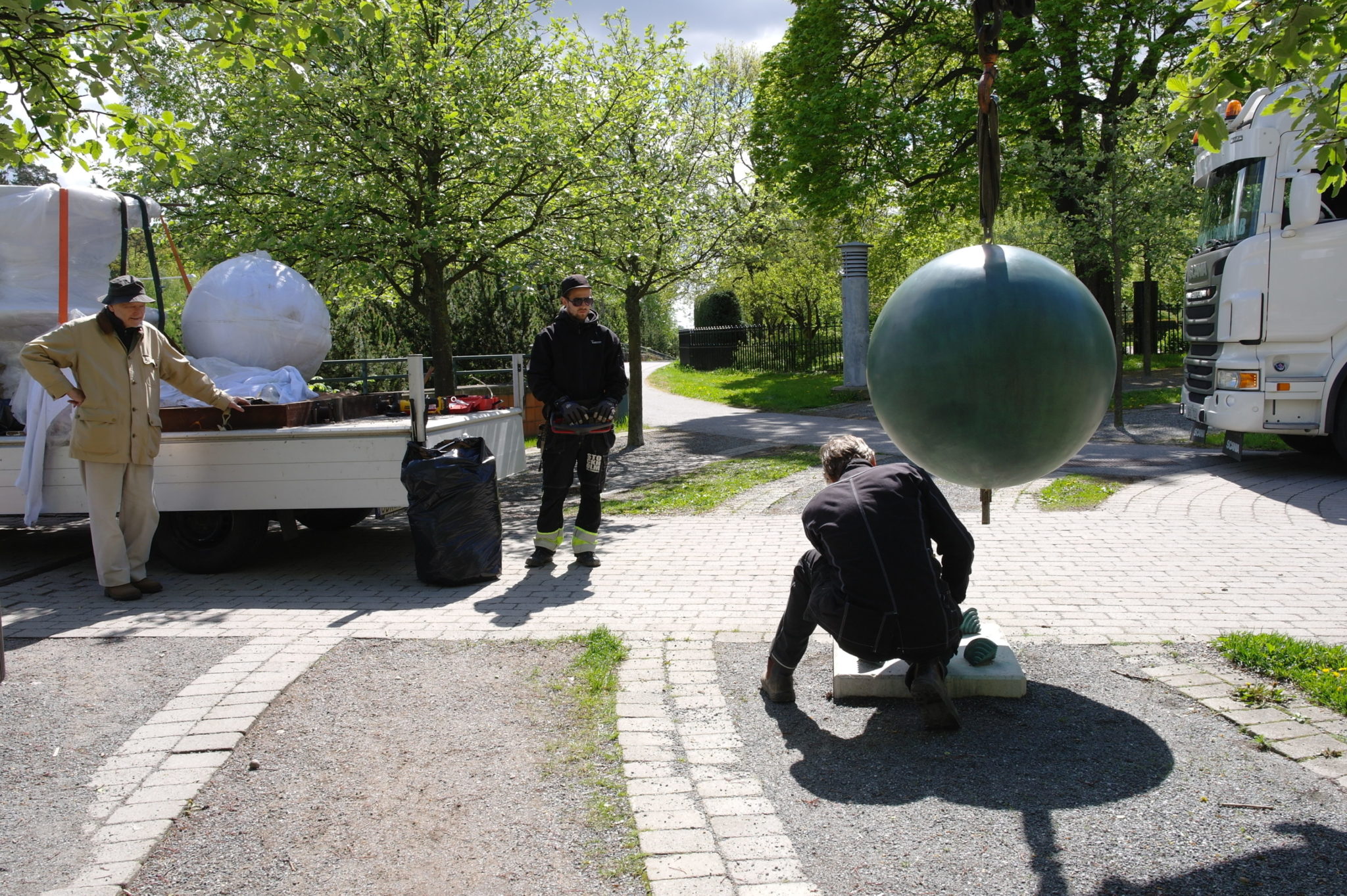 Återinvigning av Haga Norra gångbro och parkens skulpturutsmyckning 2015