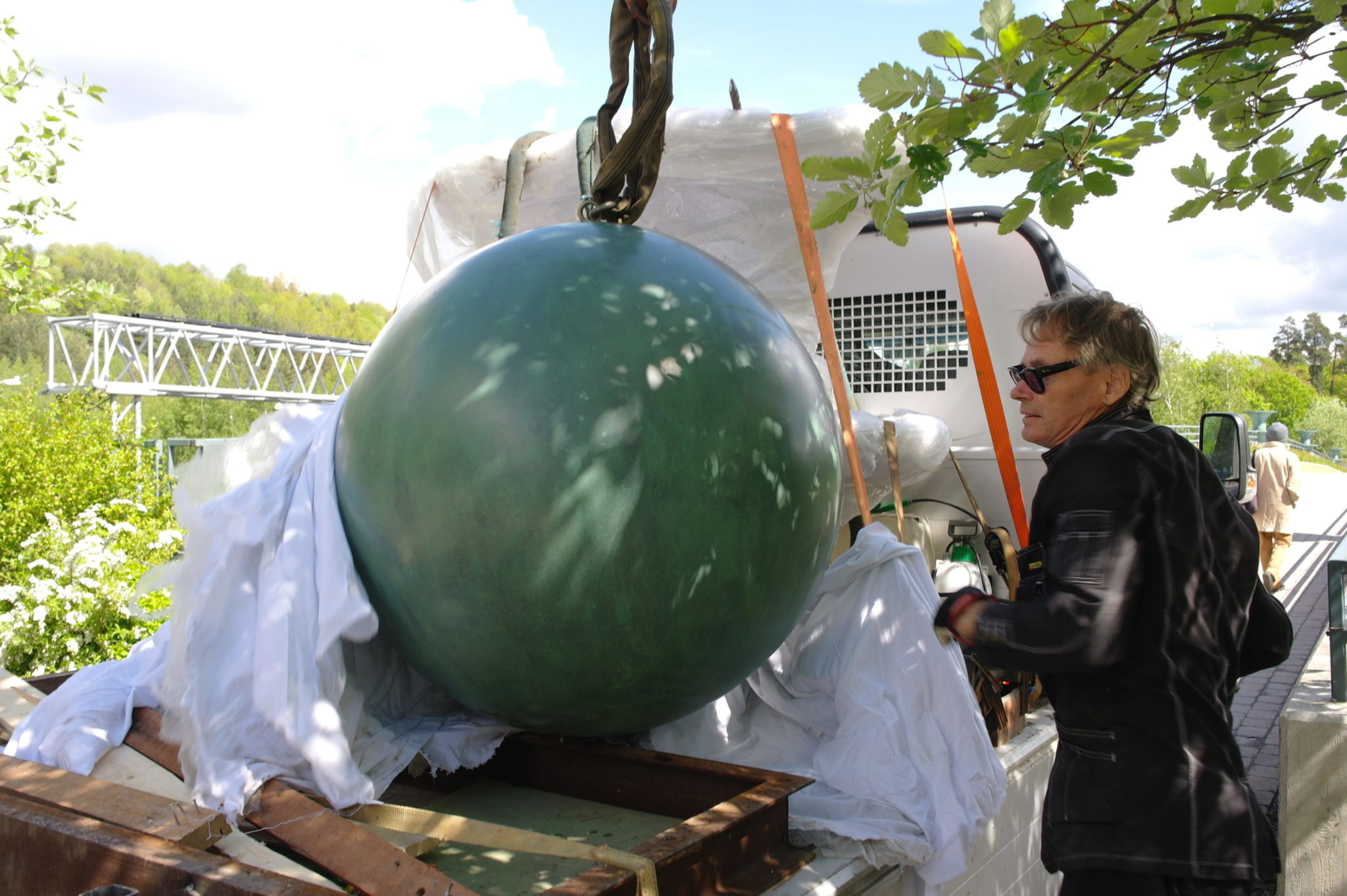 Återinvigning av Haga Norra gångbro och parkens skulpturutsmyckning 2015