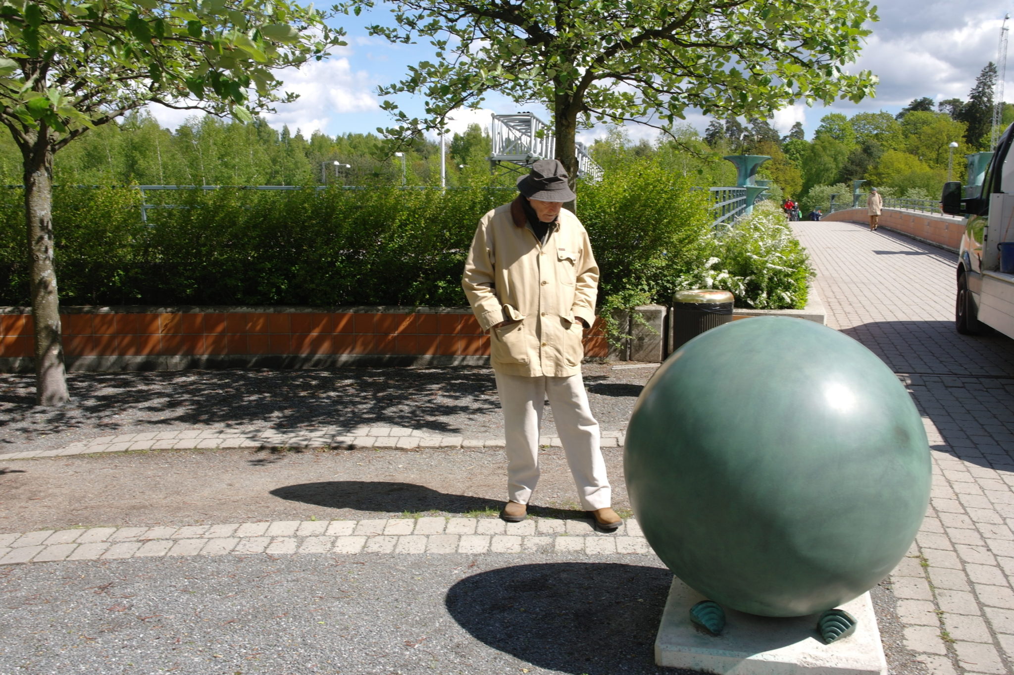 Återinvigning av Haga Norra gångbro och parkens skulpturutsmyckning 2015