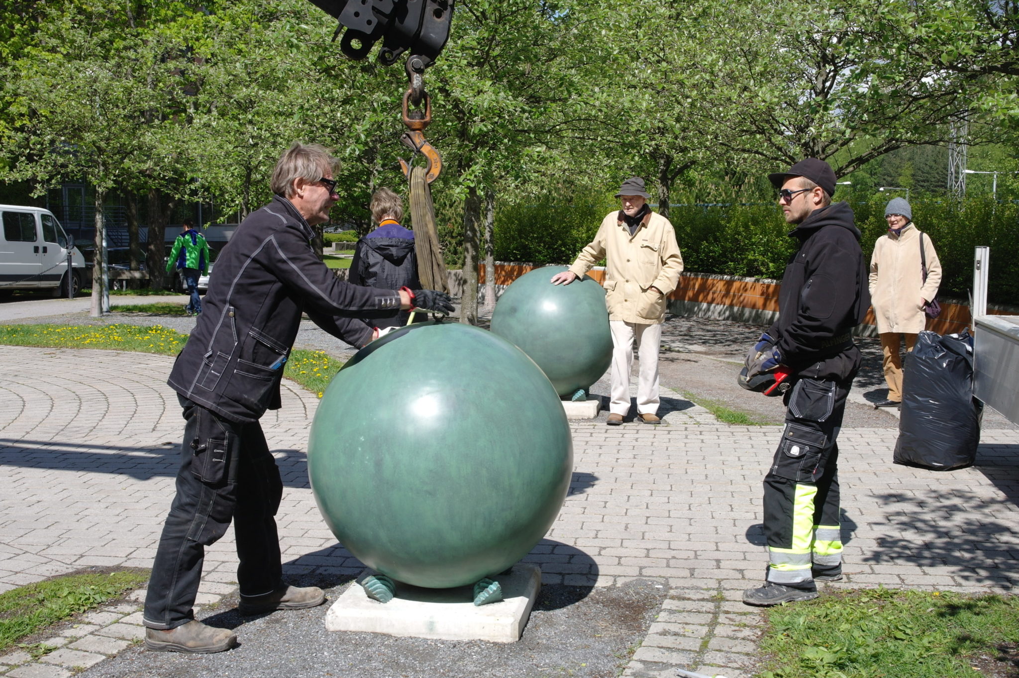 Återinvigning av Haga Norra gångbro och parkens skulpturutsmyckning 2015