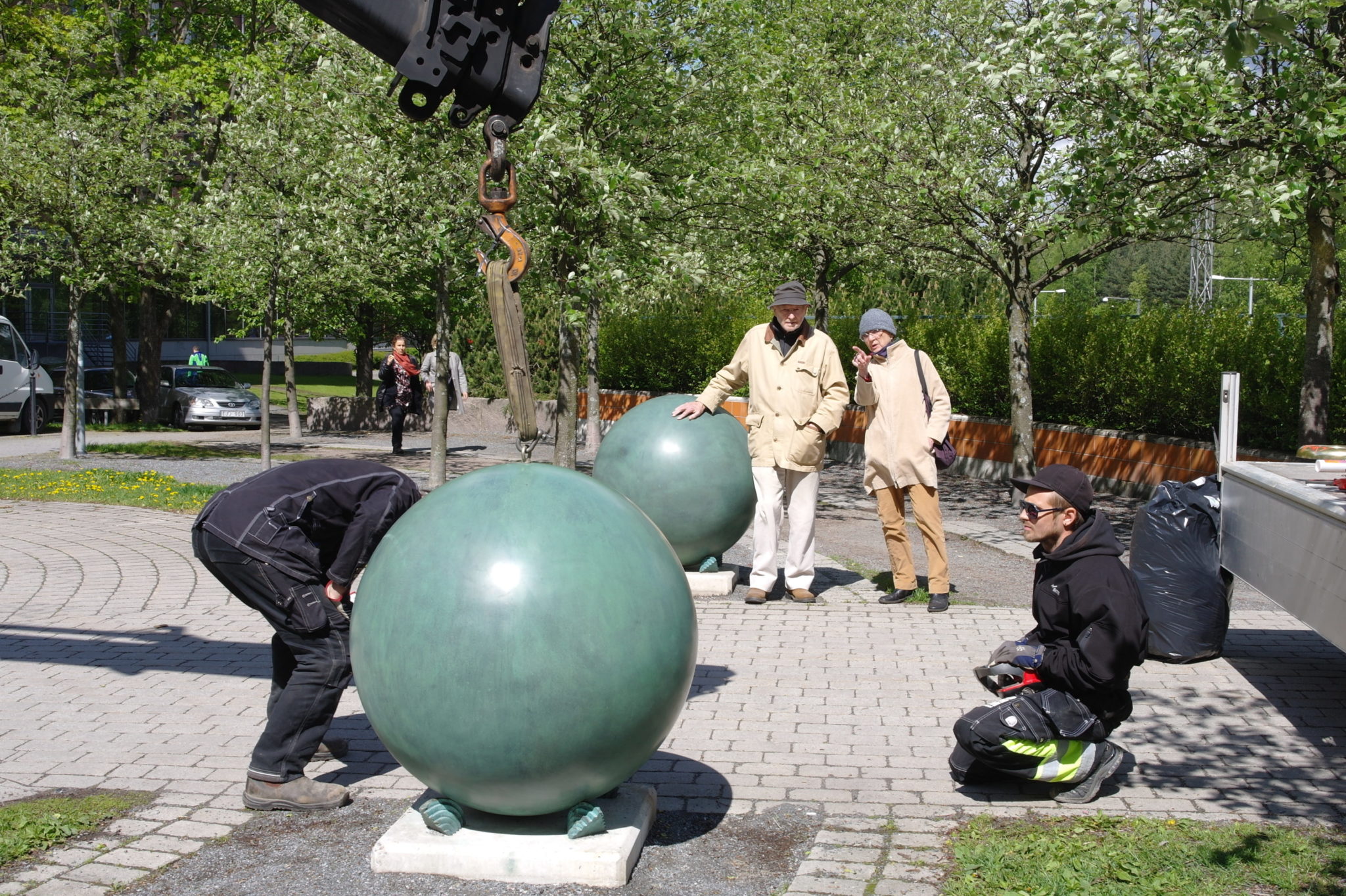 Återinvigning av Haga Norra gångbro och parkens skulpturutsmyckning 2015