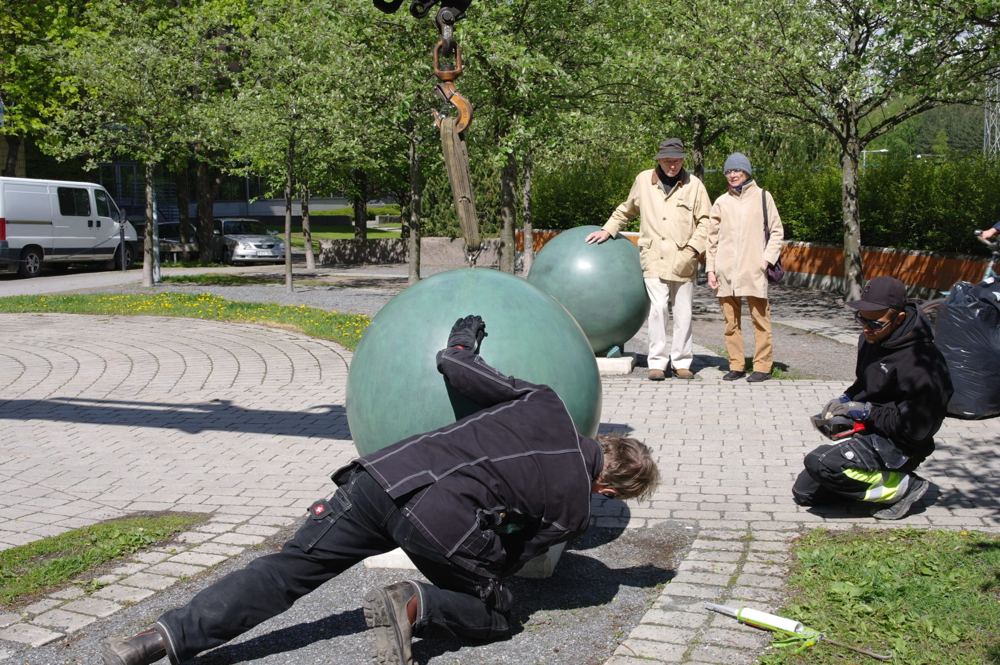 Återinvigning av Haga Norra gångbro och parkens skulpturutsmyckning 2015