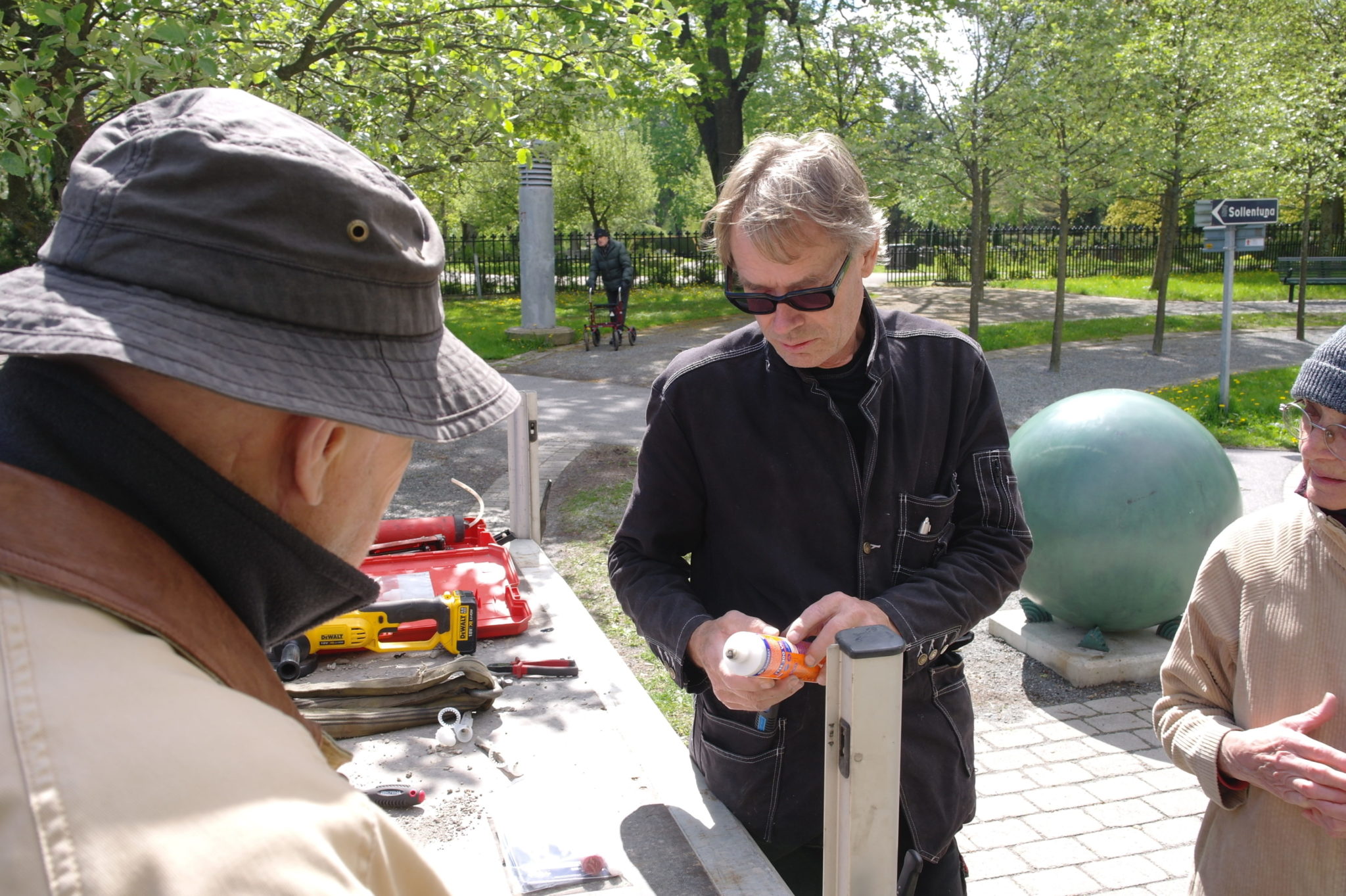 Återinvigning av Haga Norra gångbro och parkens skulpturutsmyckning 2015