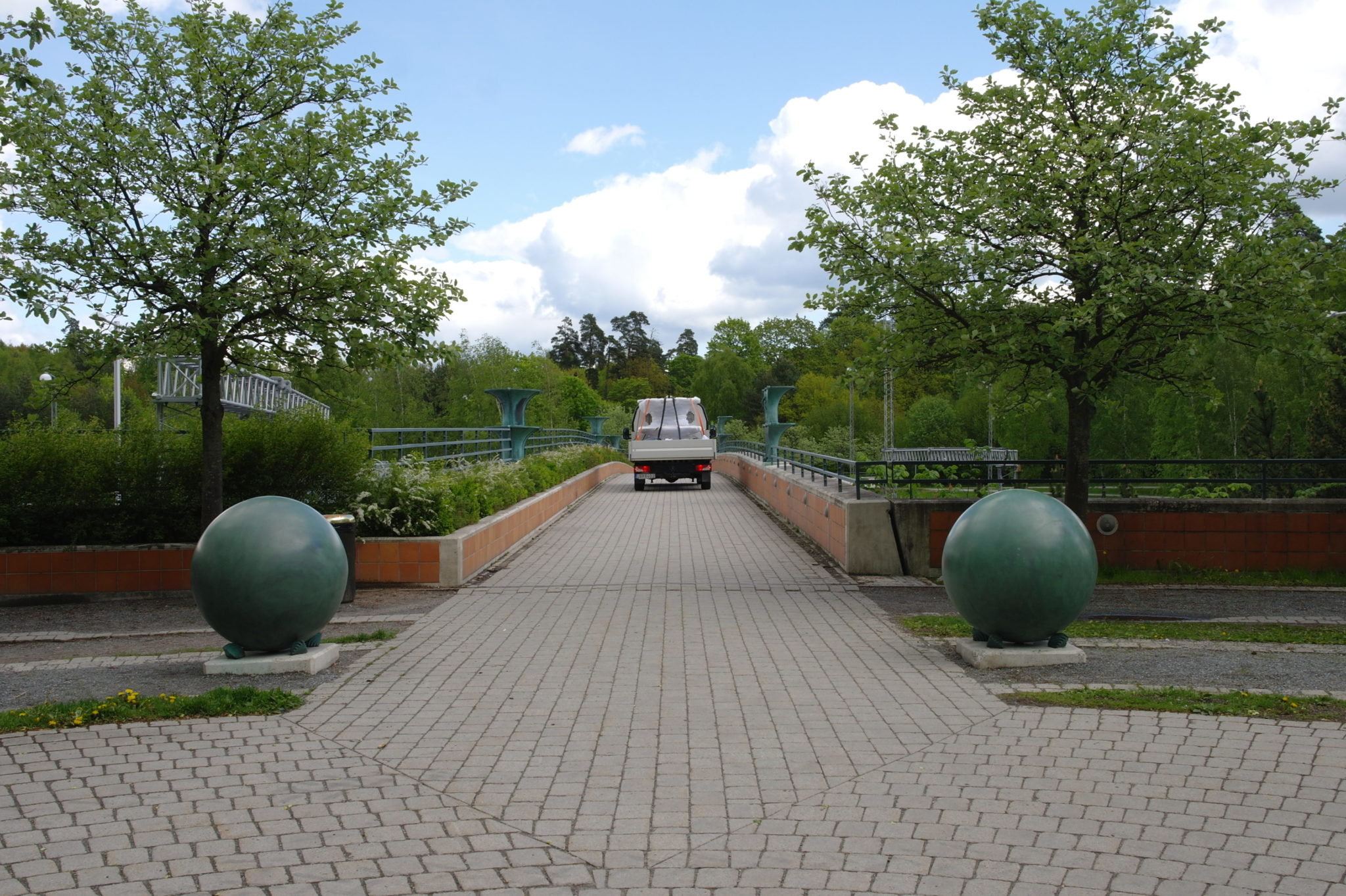 Återinvigning av Haga Norra gångbro och parkens skulpturutsmyckning 2015