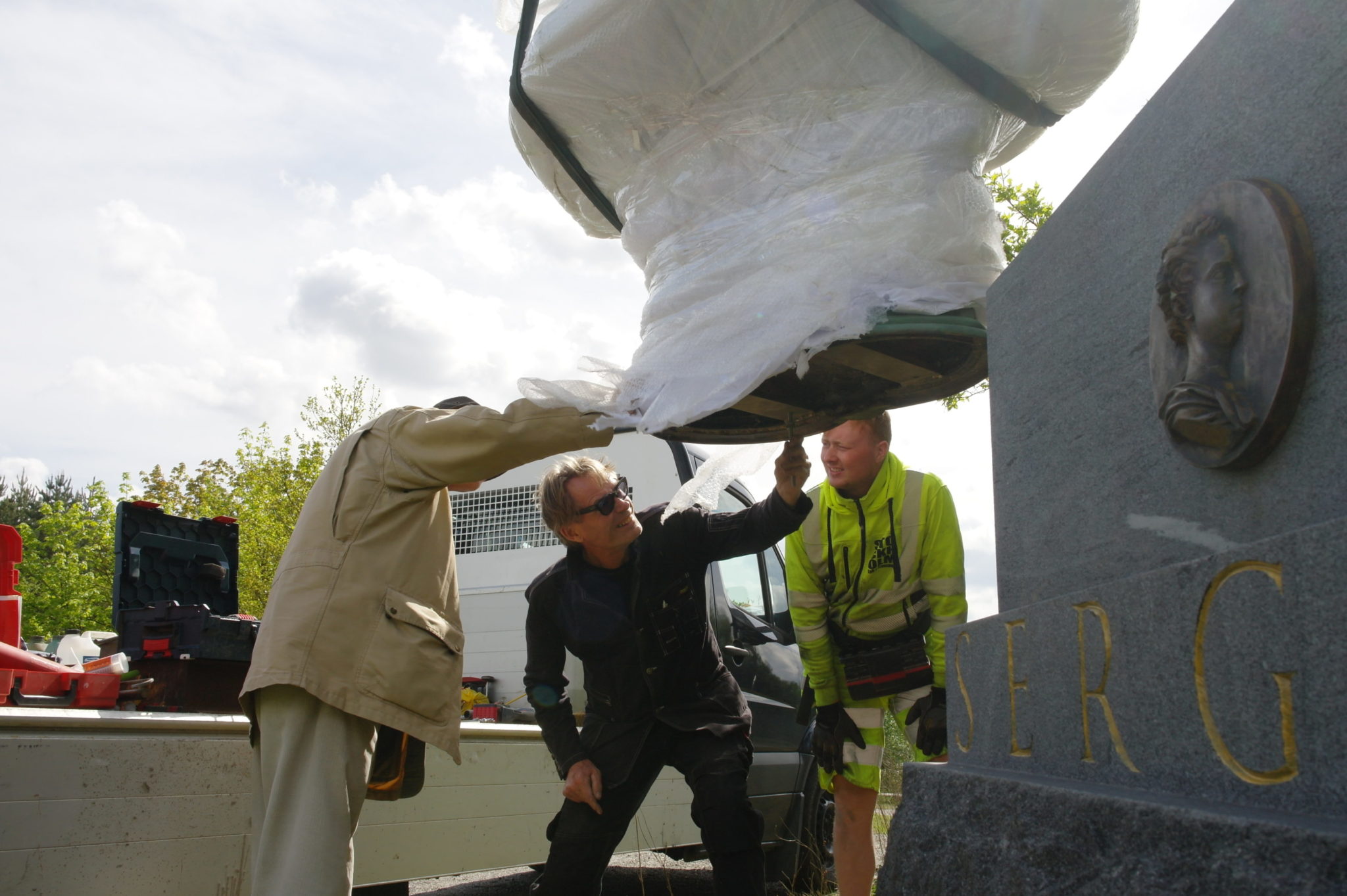 Återinvigning av Haga Norra gångbro och parkens skulpturutsmyckning 2015