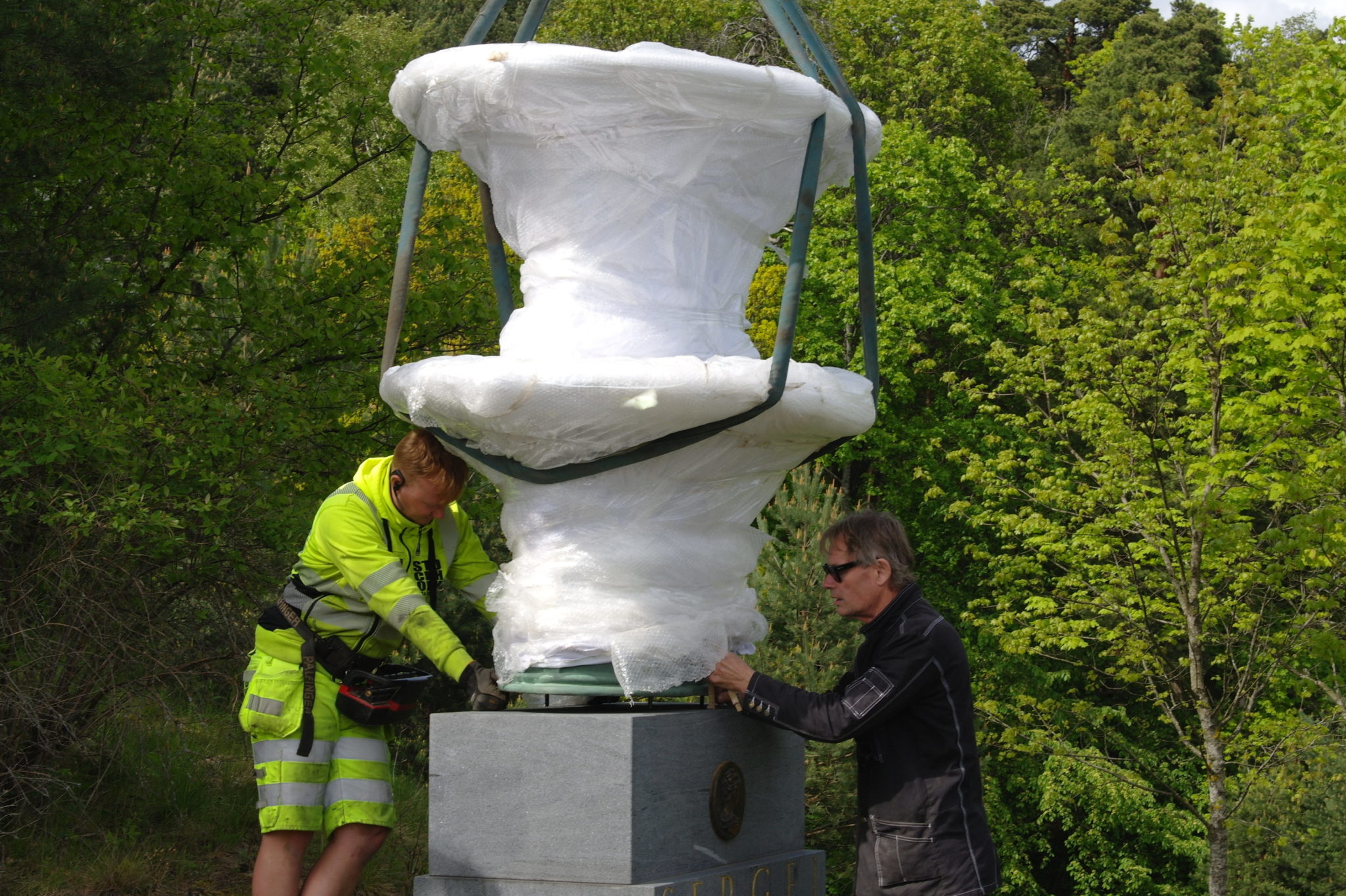Återinvigning av Haga Norra gångbro och parkens skulpturutsmyckning 2015