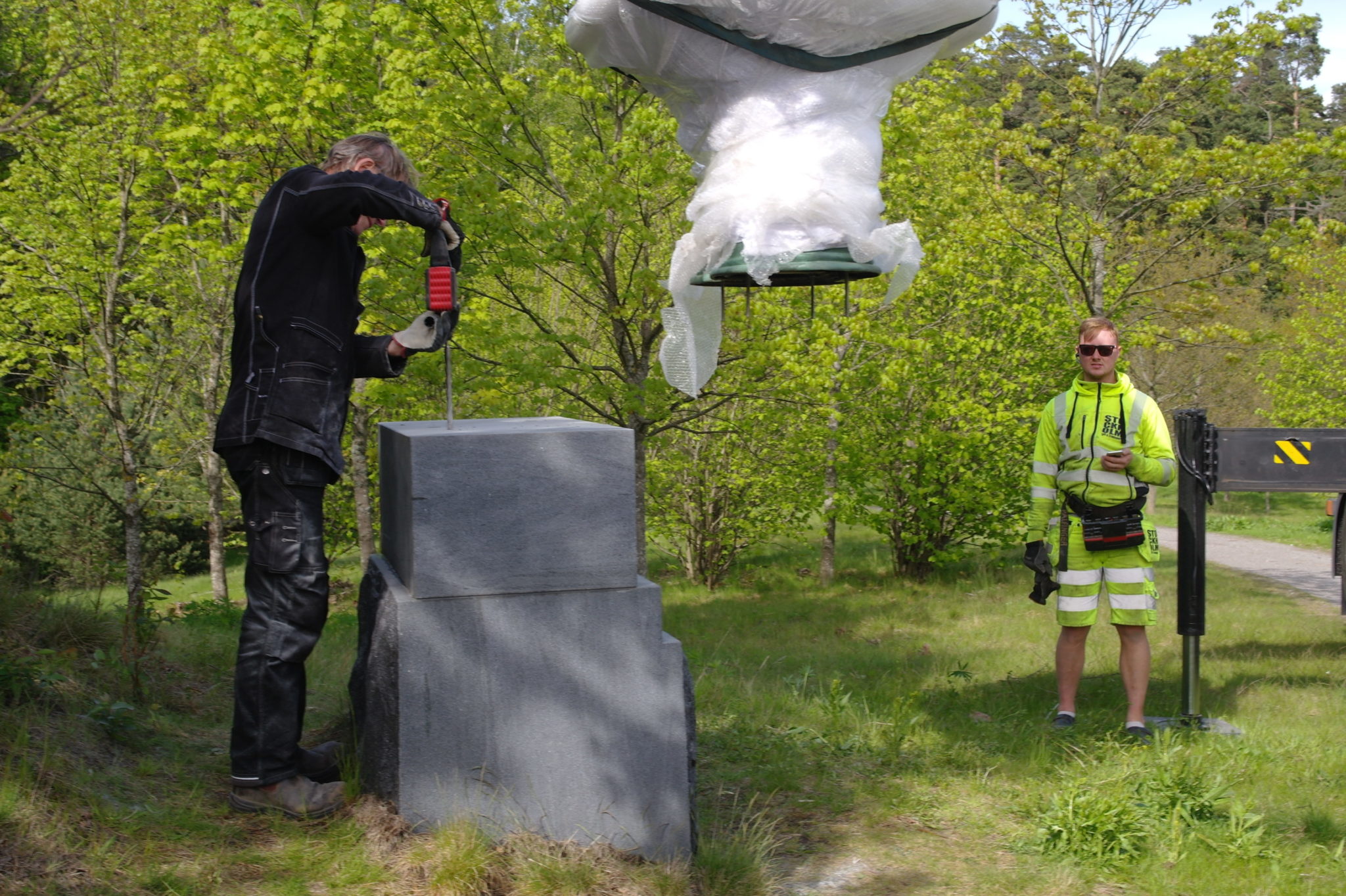Återinvigning av Haga Norra gångbro och parkens skulpturutsmyckning 2015
