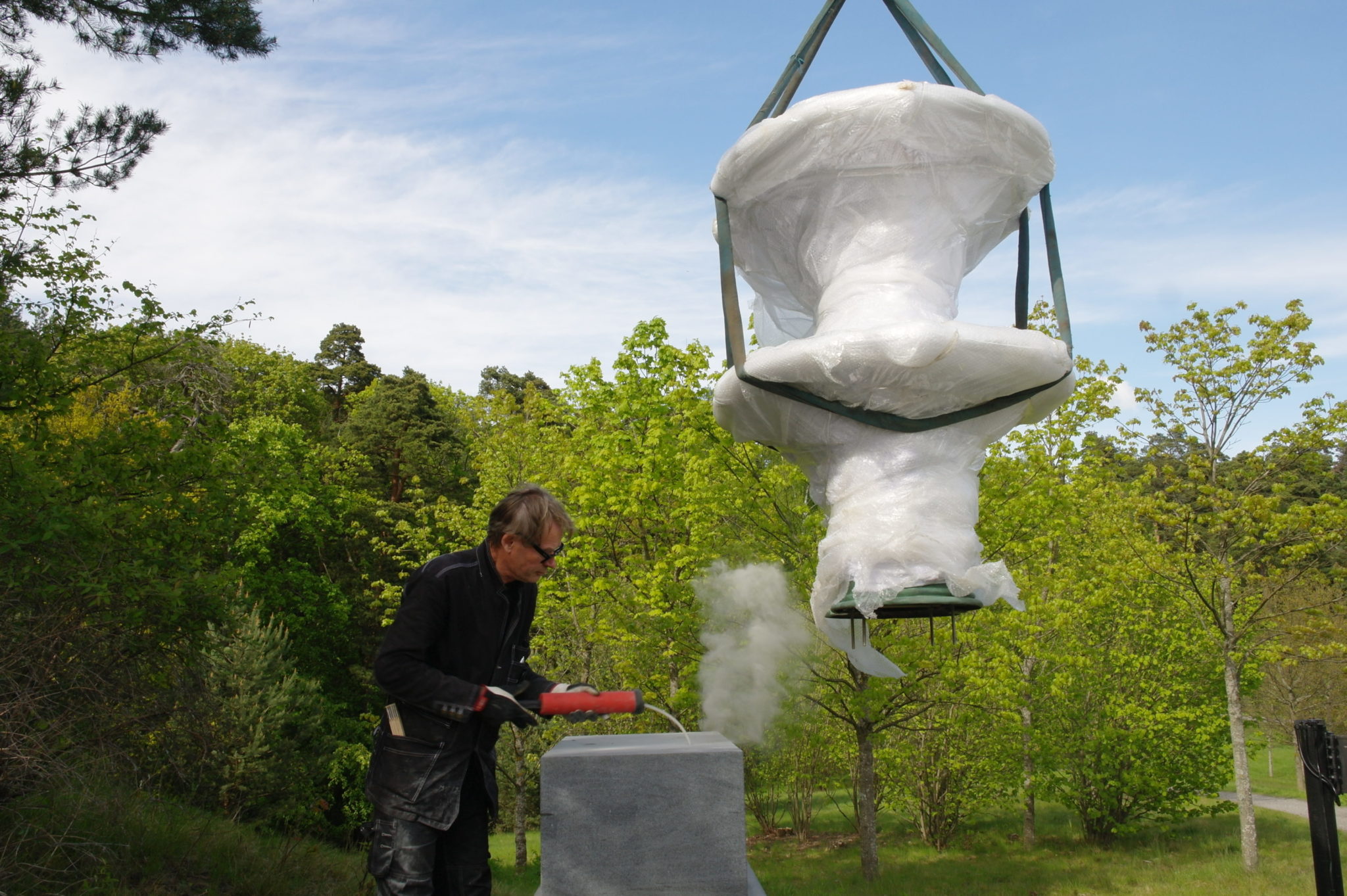 Återinvigning av Haga Norra gångbro och parkens skulpturutsmyckning 2015