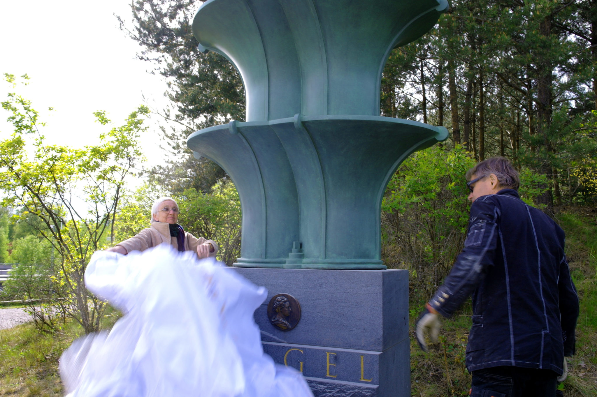 Återinvigning av Haga Norra gångbro och parkens skulpturutsmyckning 2015