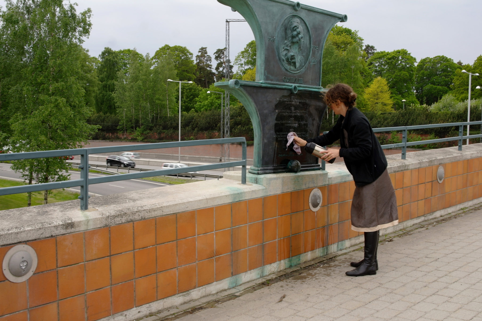 Återinvigning av Haga Norra gångbro och parkens skulpturutsmyckning 2015