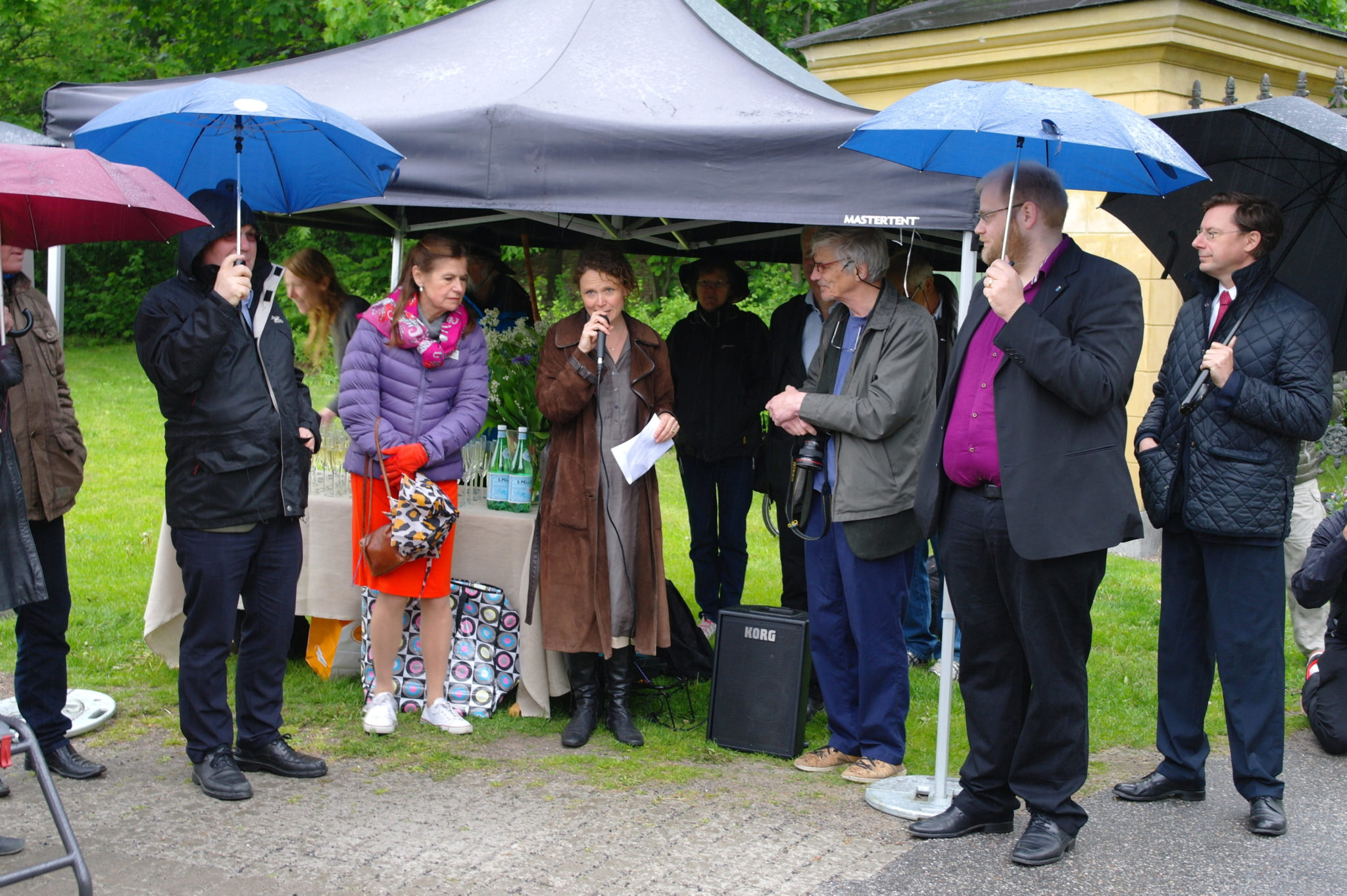 Återinvigning av Haga Norra gångbro och parkens skulpturutsmyckning 2015