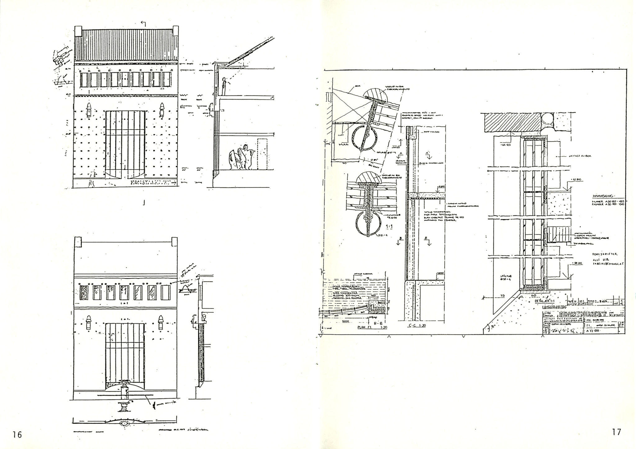 Ombyggnadsarbetet av Skissernas museums fasad — bild 7