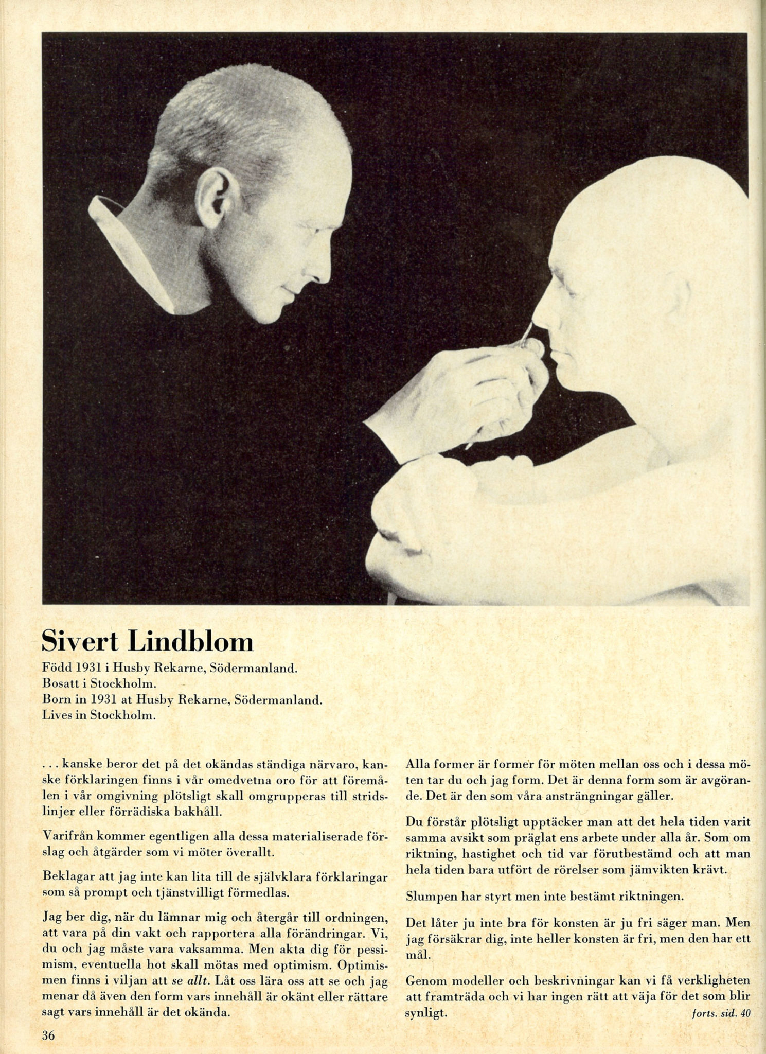 Katalog — 12 svenska skulptörer, Malmö Konsthall 1975 — bild 2