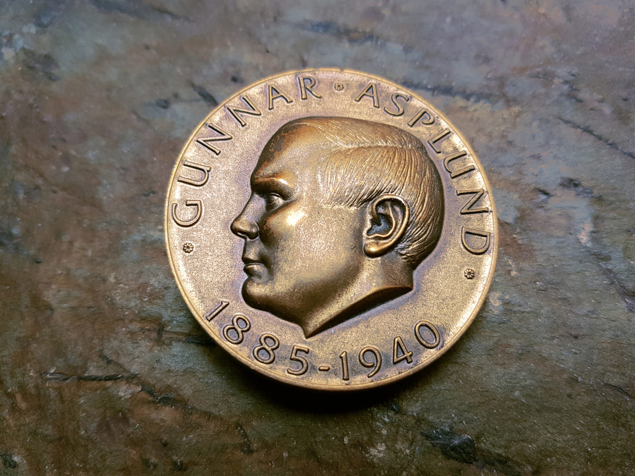 IVA medalj åtsida — Gunnar Asplund