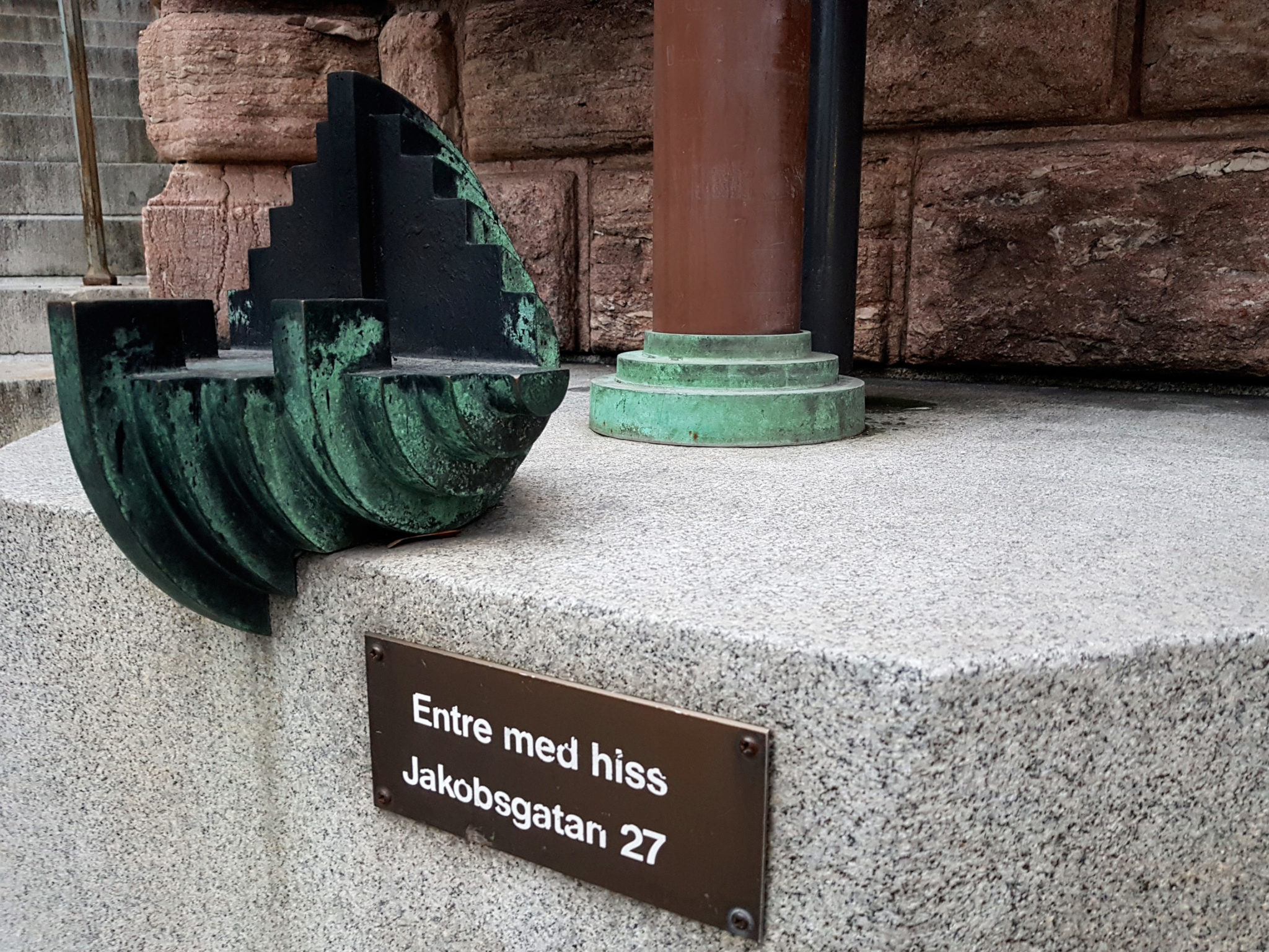 Konstakademiens trappa, Stockholm, 1988
